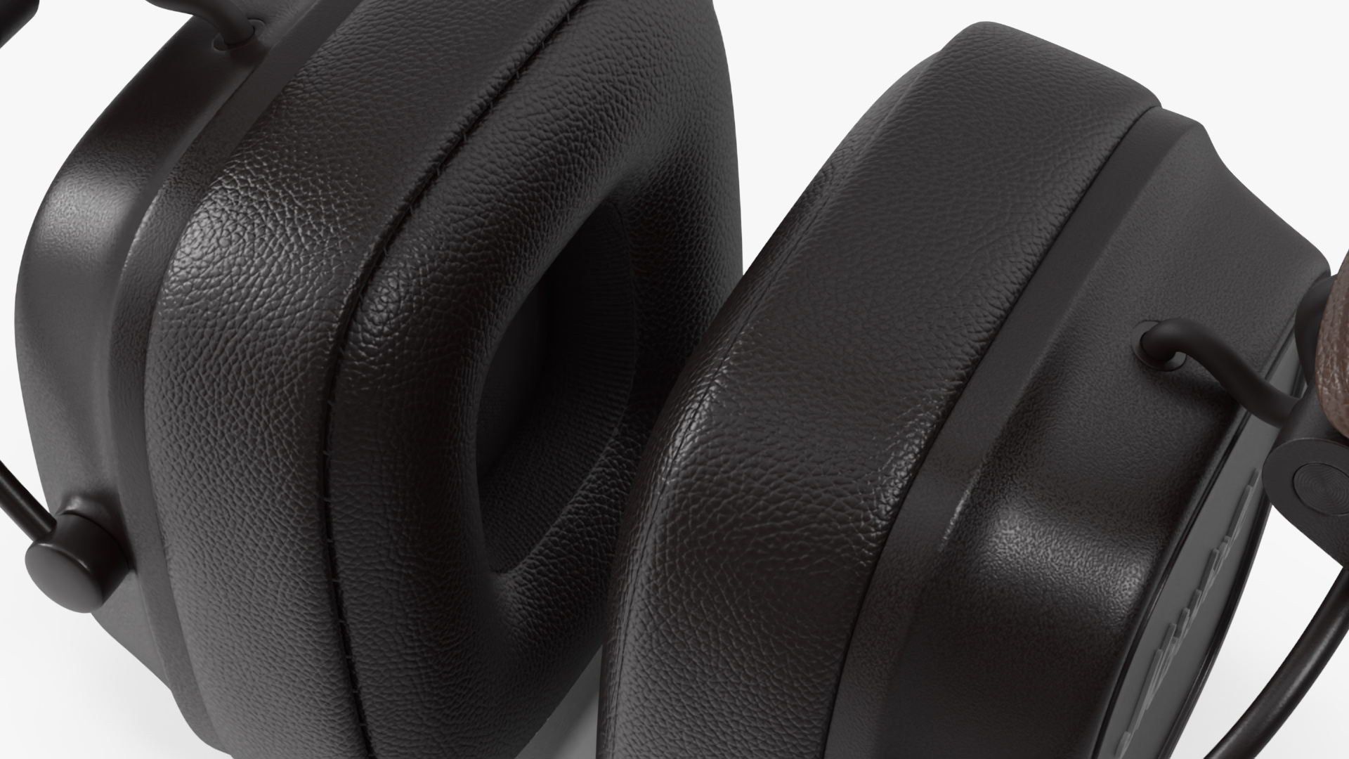 Marshall Headphones Brown Rigged 3D