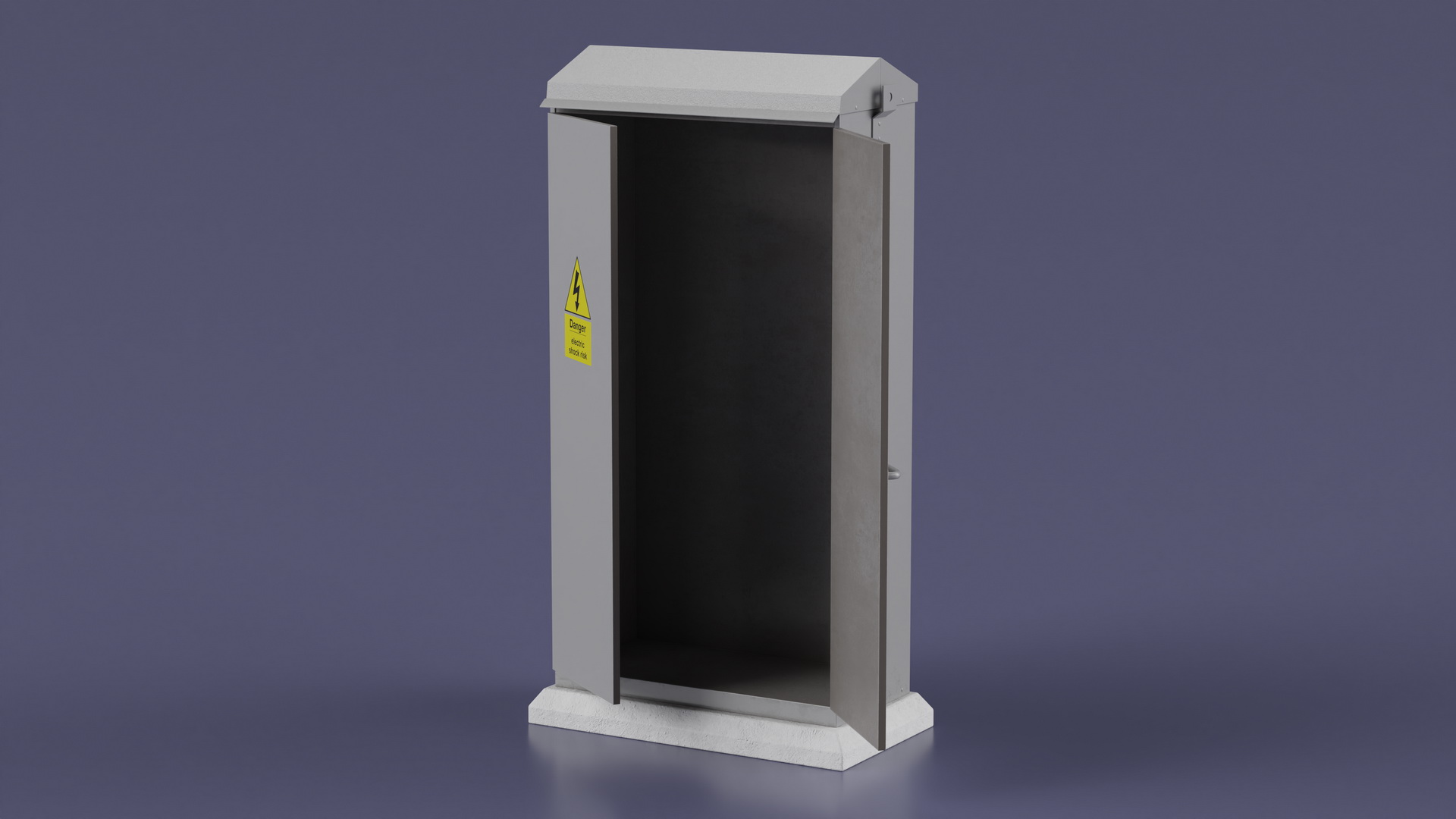3D Railway Relay Cabinet