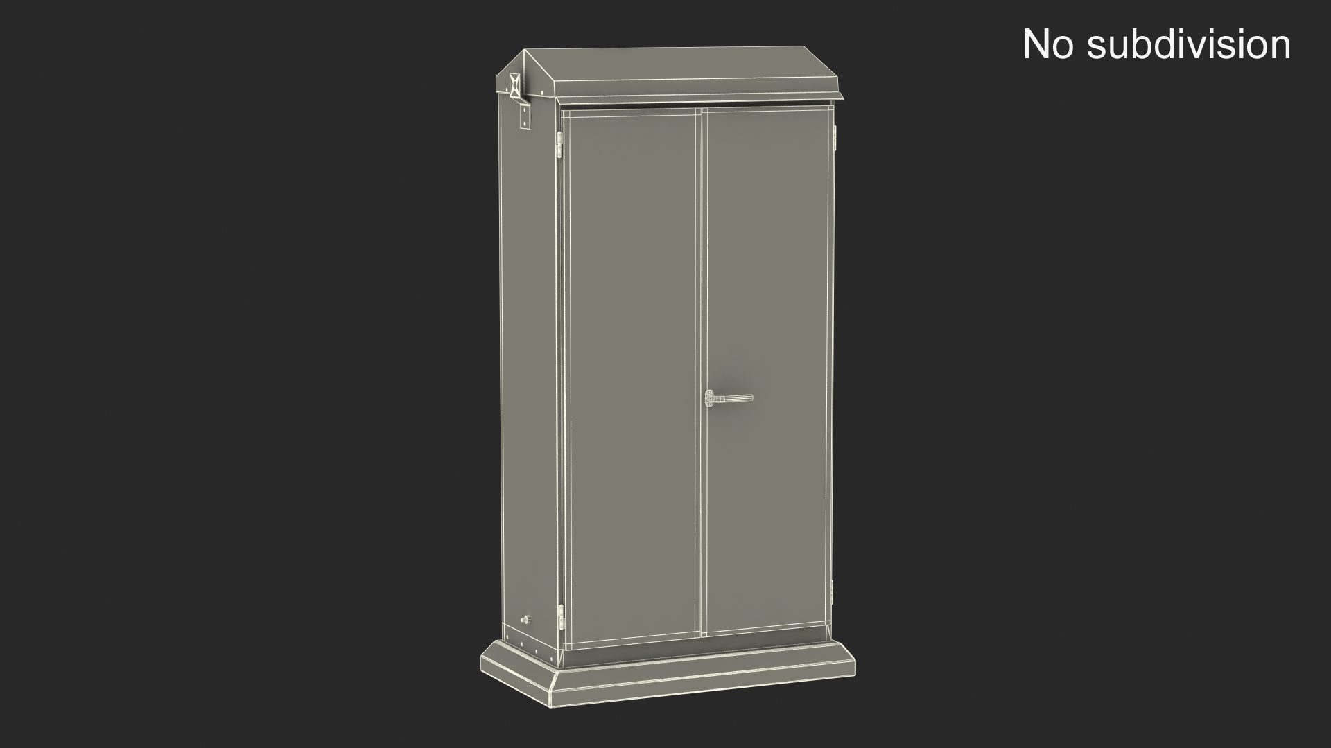 3D Railway Relay Cabinet