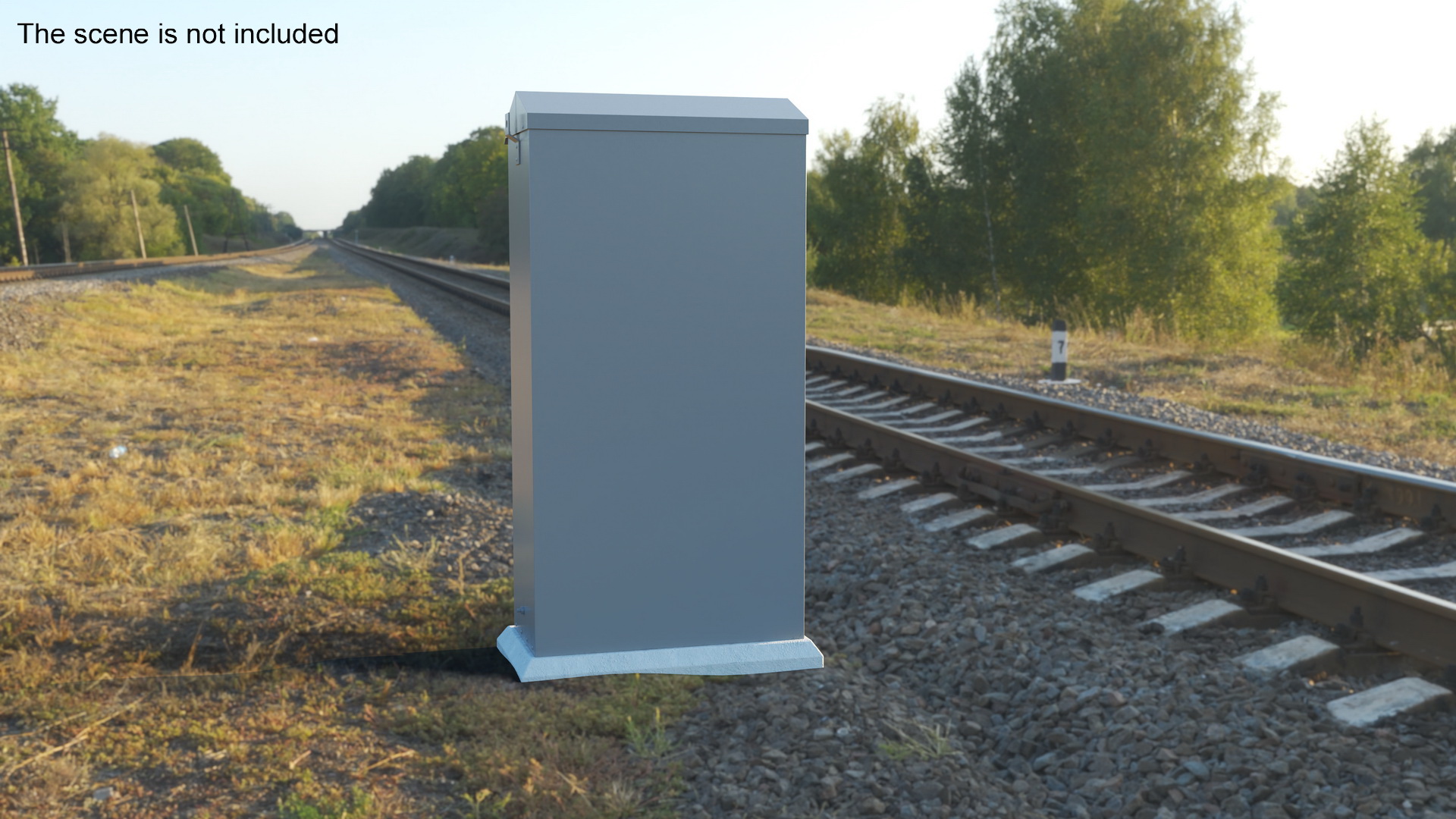 3D Railway Relay Cabinet
