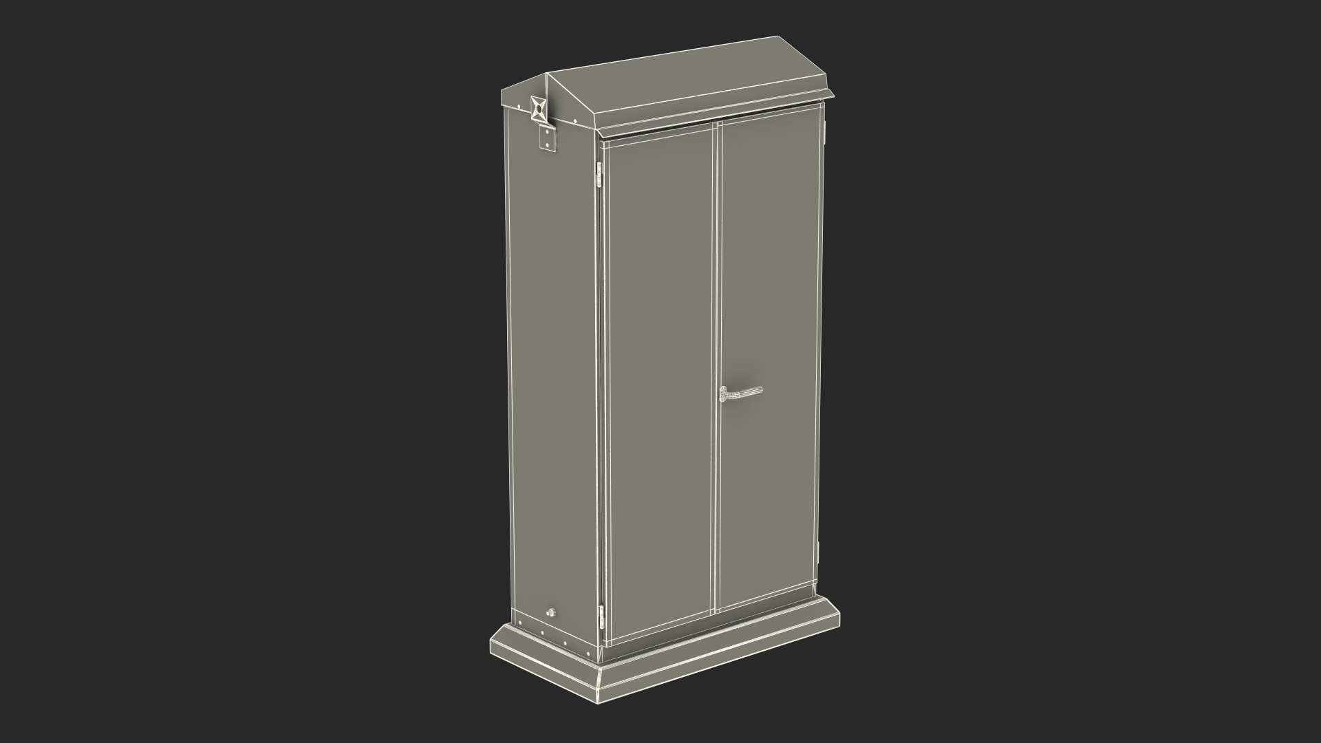 3D Railway Relay Cabinet