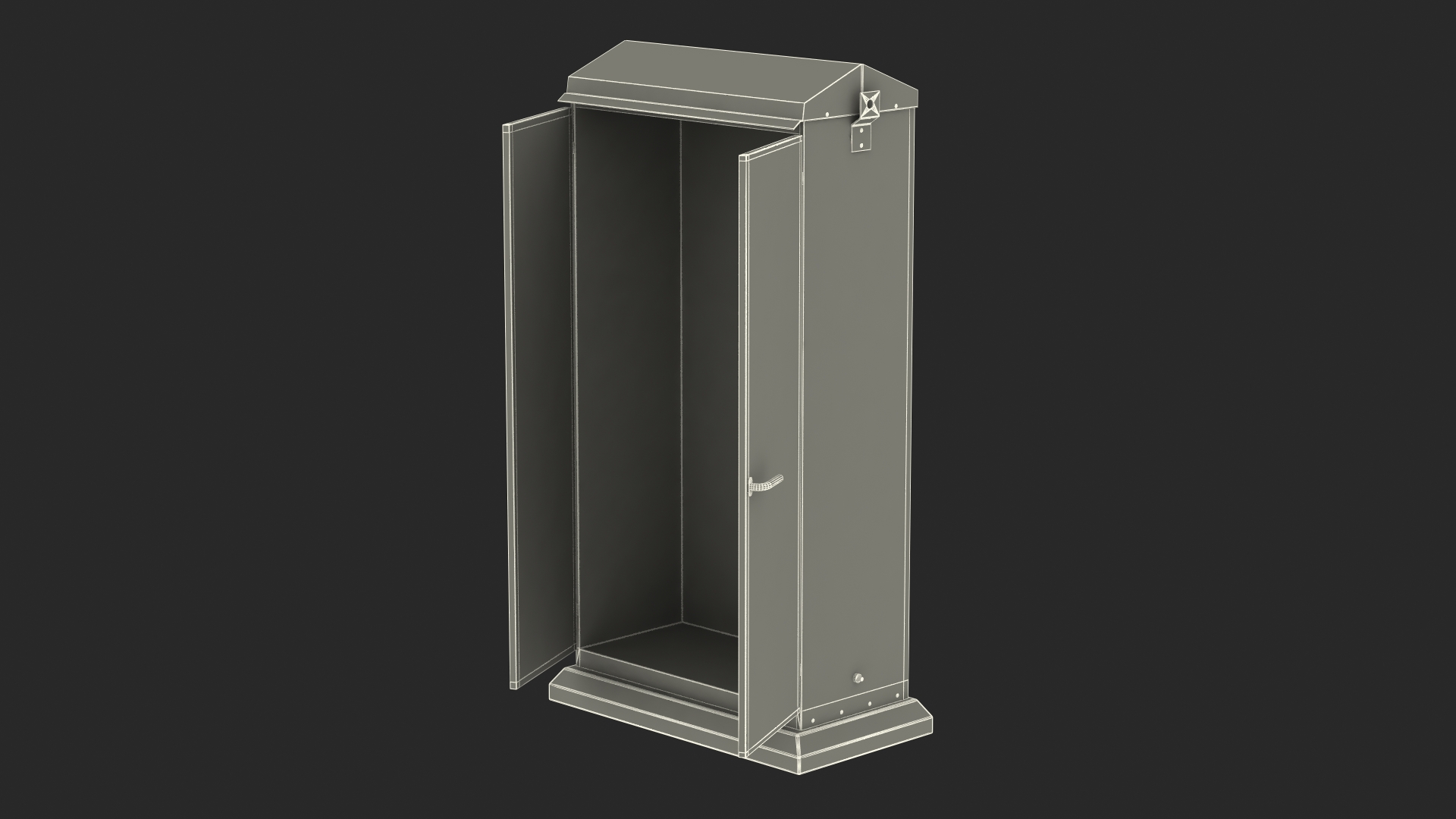 3D Railway Relay Cabinet