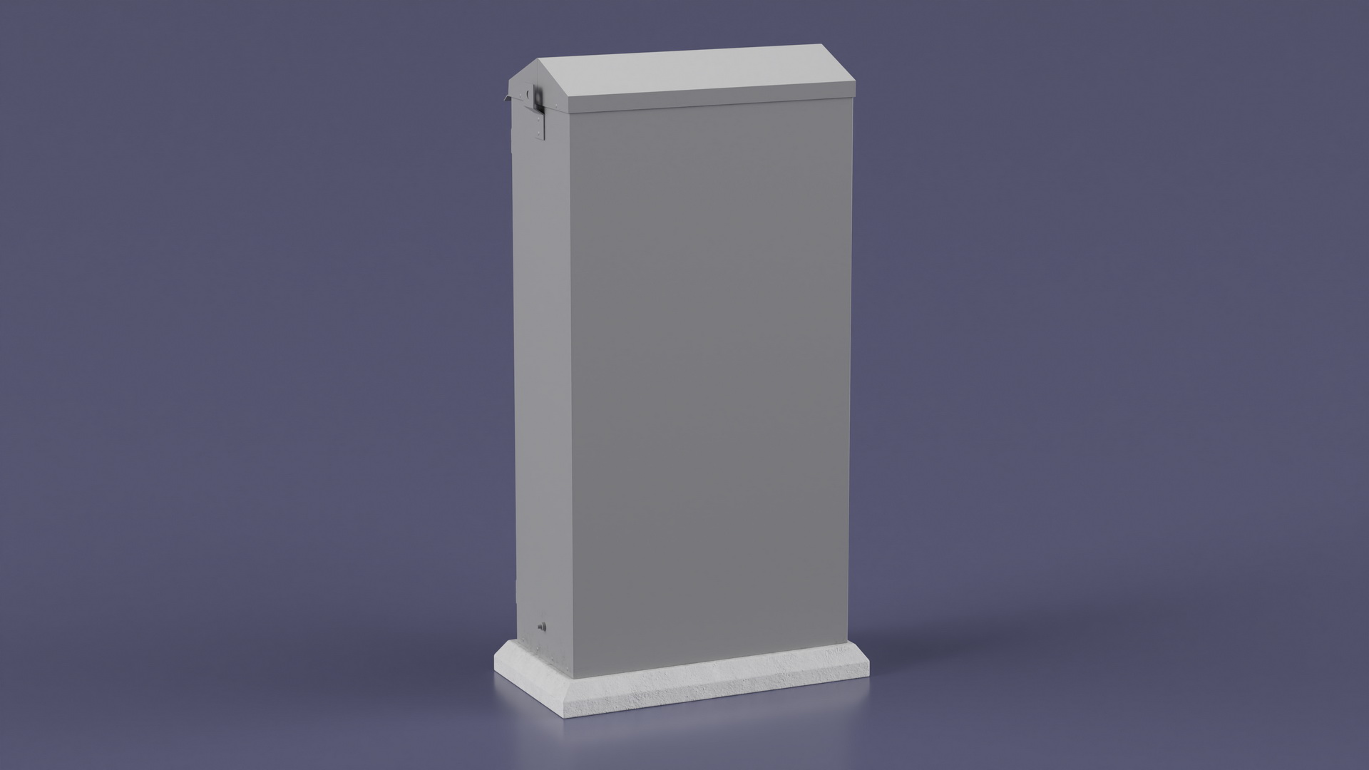 3D Railway Relay Cabinet