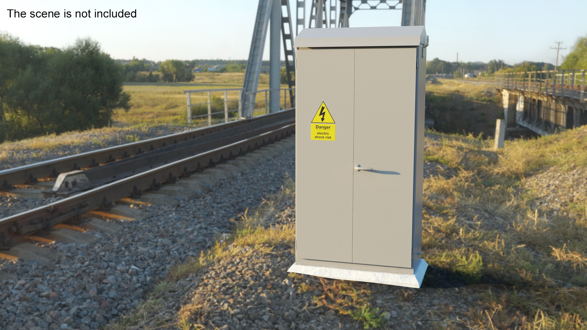 3D Railway Relay Cabinet