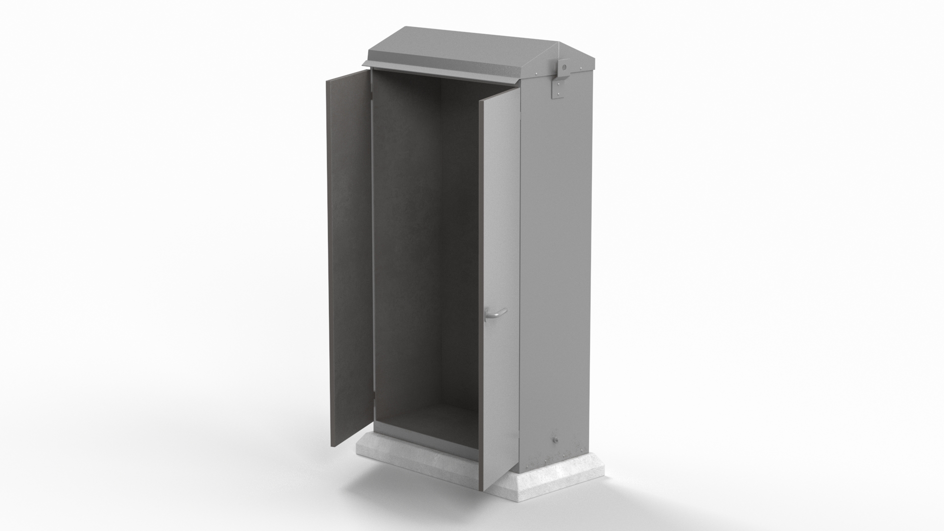 3D Railway Relay Cabinet