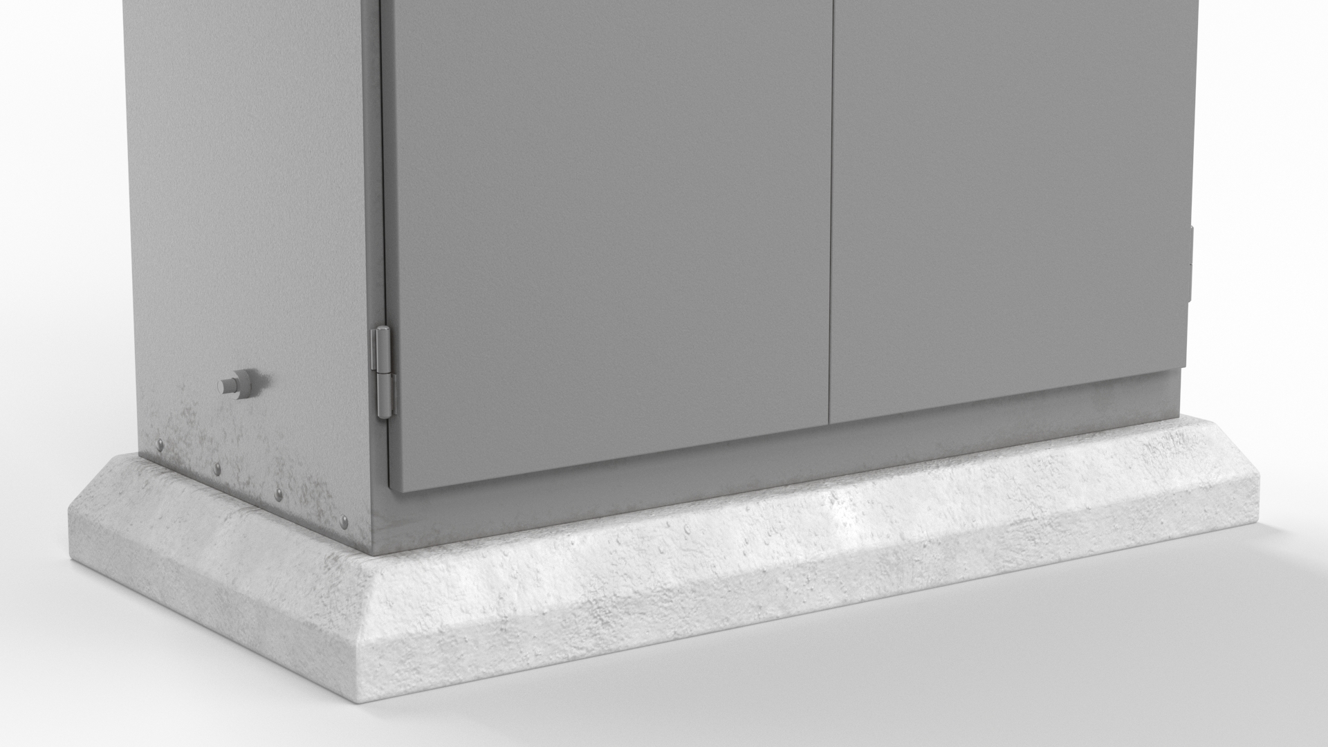 3D Railway Relay Cabinet