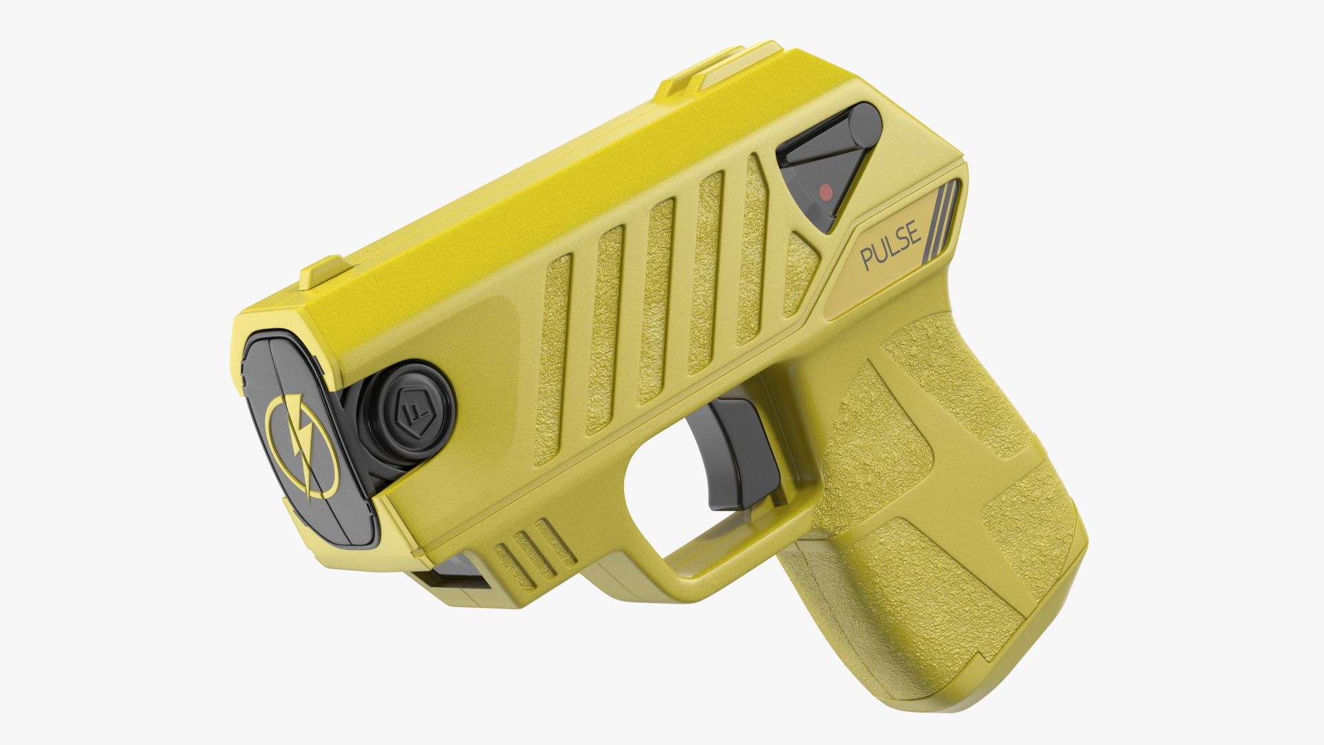 3D model LASER Pulse Compact Stun_Gun Yellow