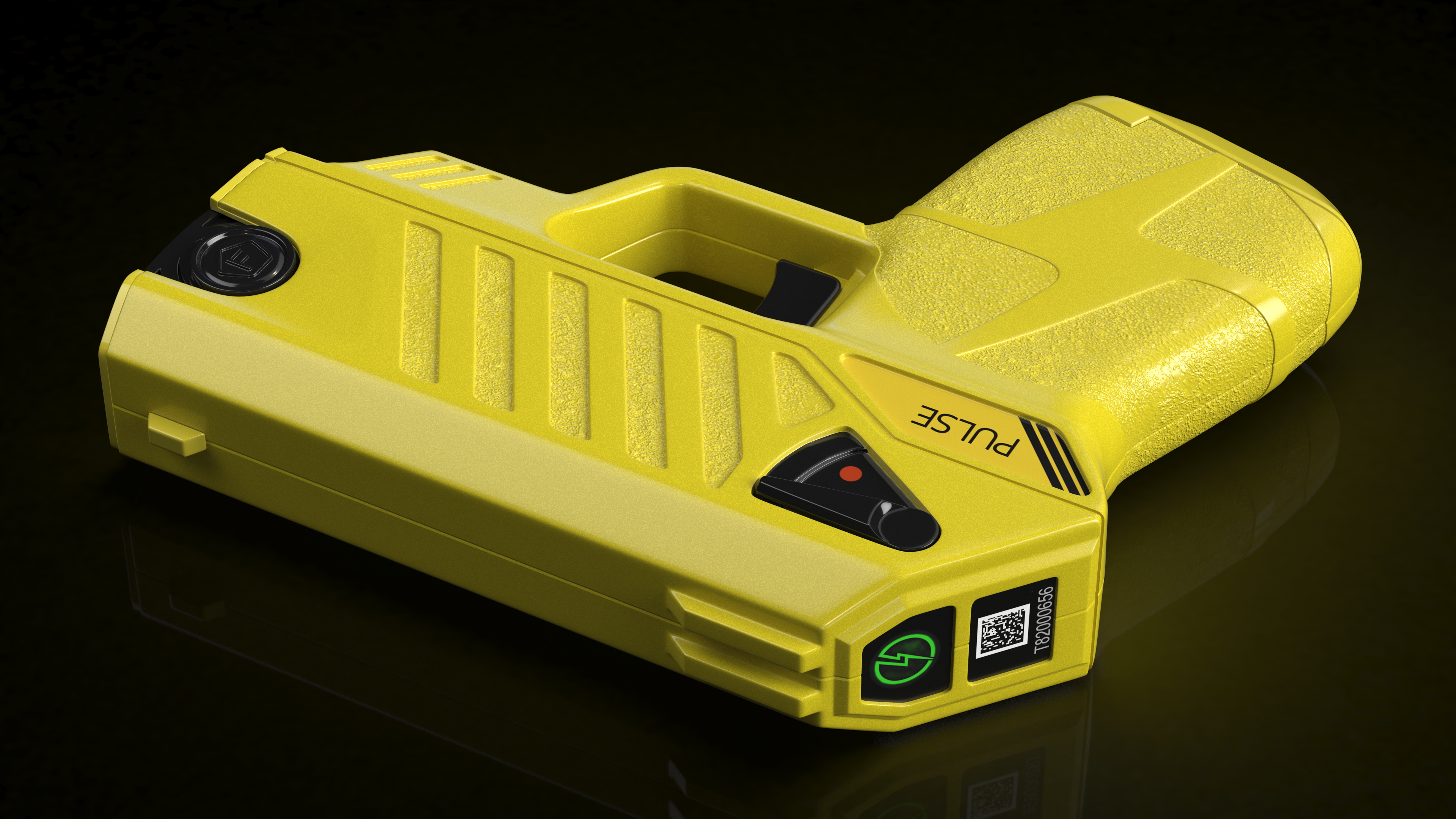 3D model LASER Pulse Compact Stun_Gun Yellow