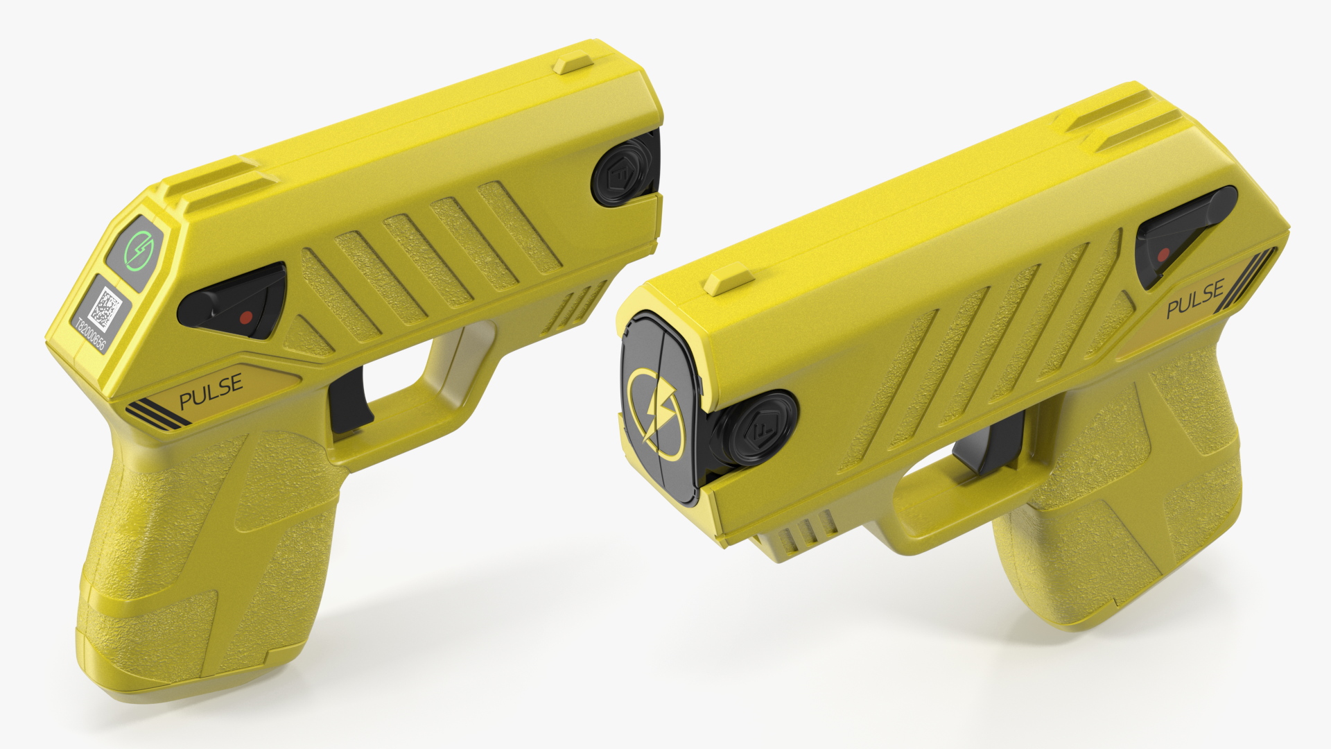 3D model LASER Pulse Compact Stun_Gun Yellow