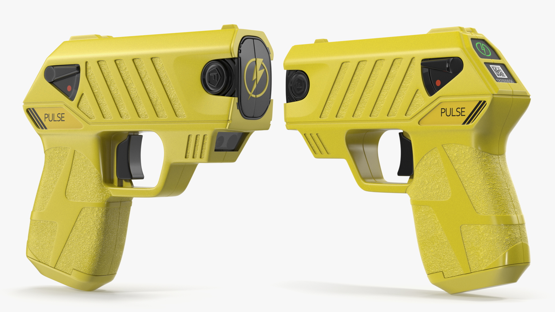 3D model LASER Pulse Compact Stun_Gun Yellow