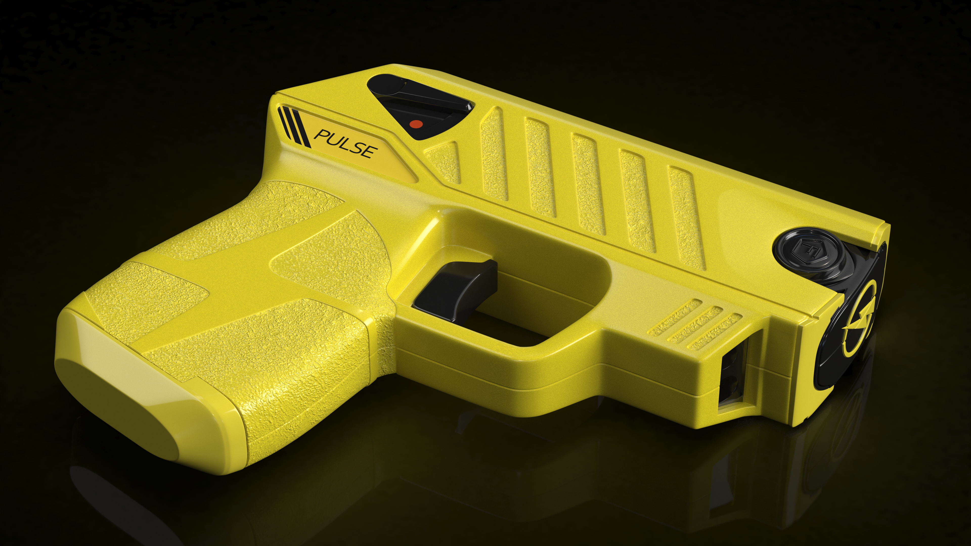 3D model LASER Pulse Compact Stun_Gun Yellow