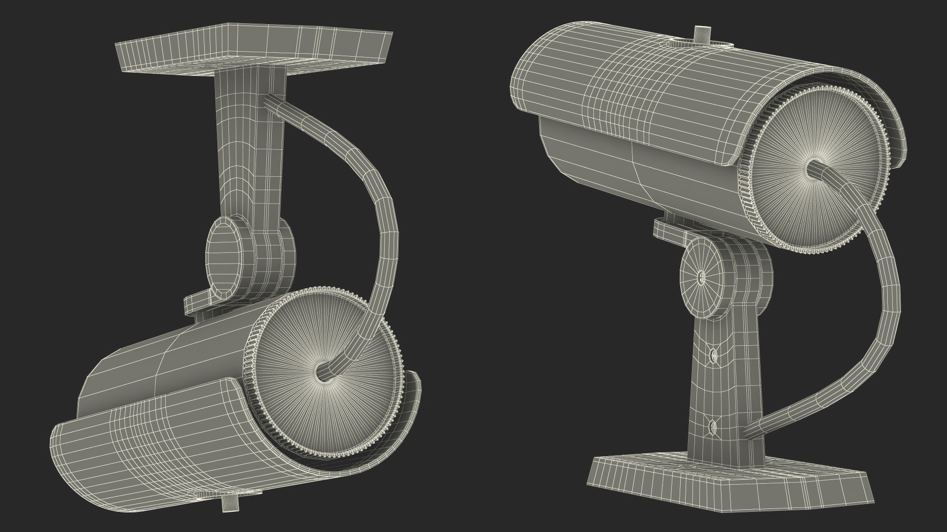 3D Interior or Exterior Security Camera