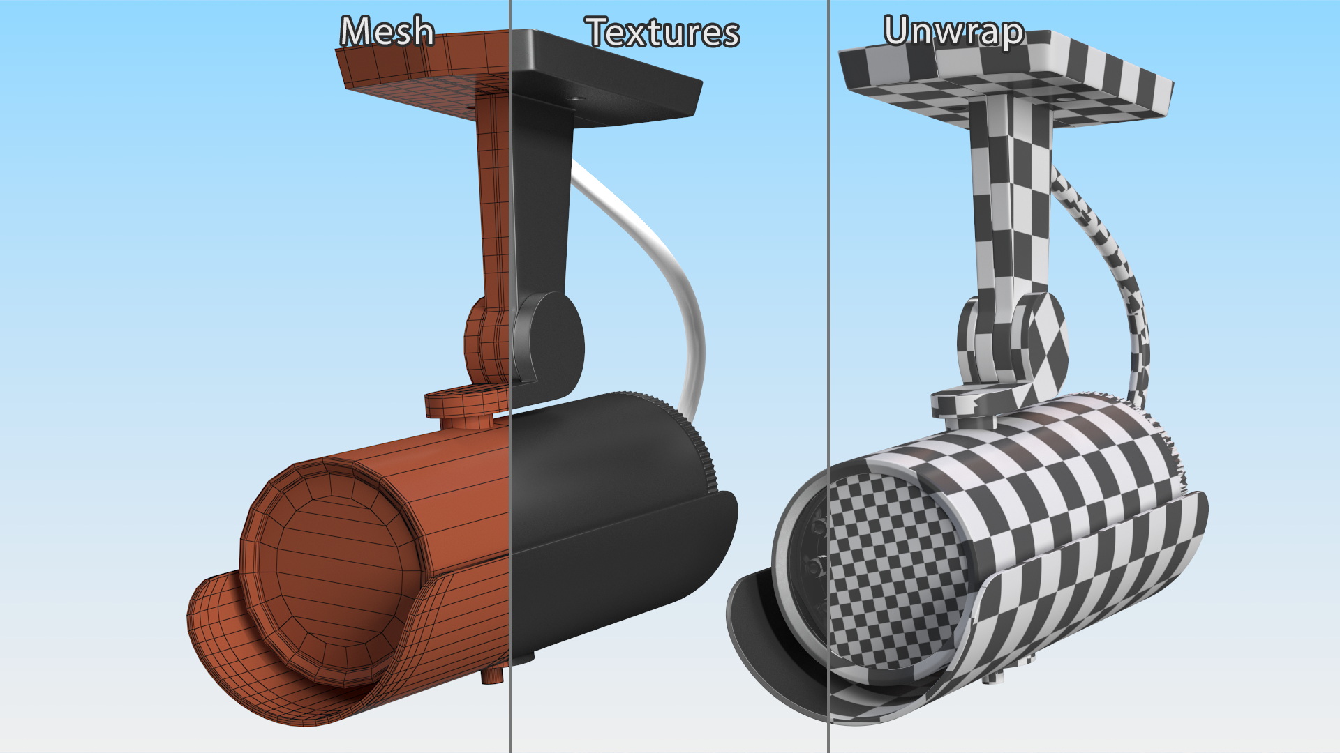 3D Interior or Exterior Security Camera