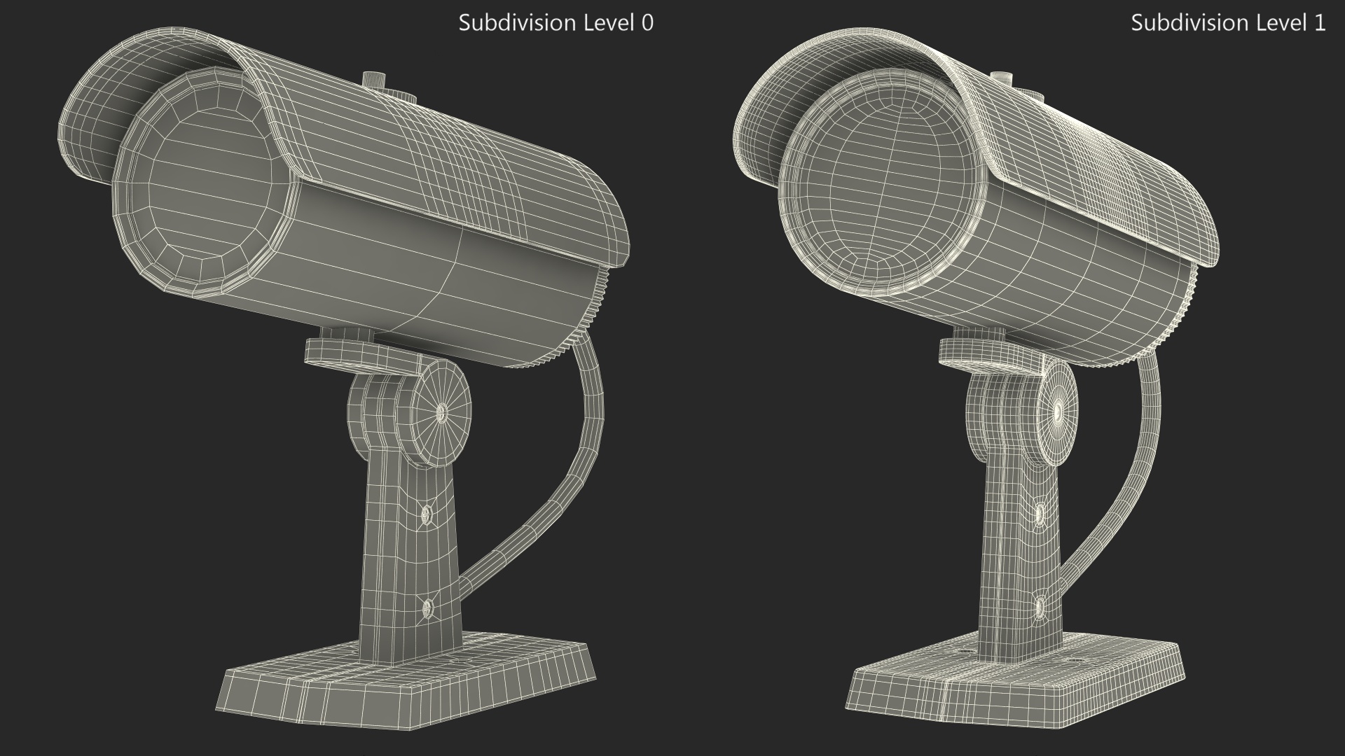 3D Interior or Exterior Security Camera