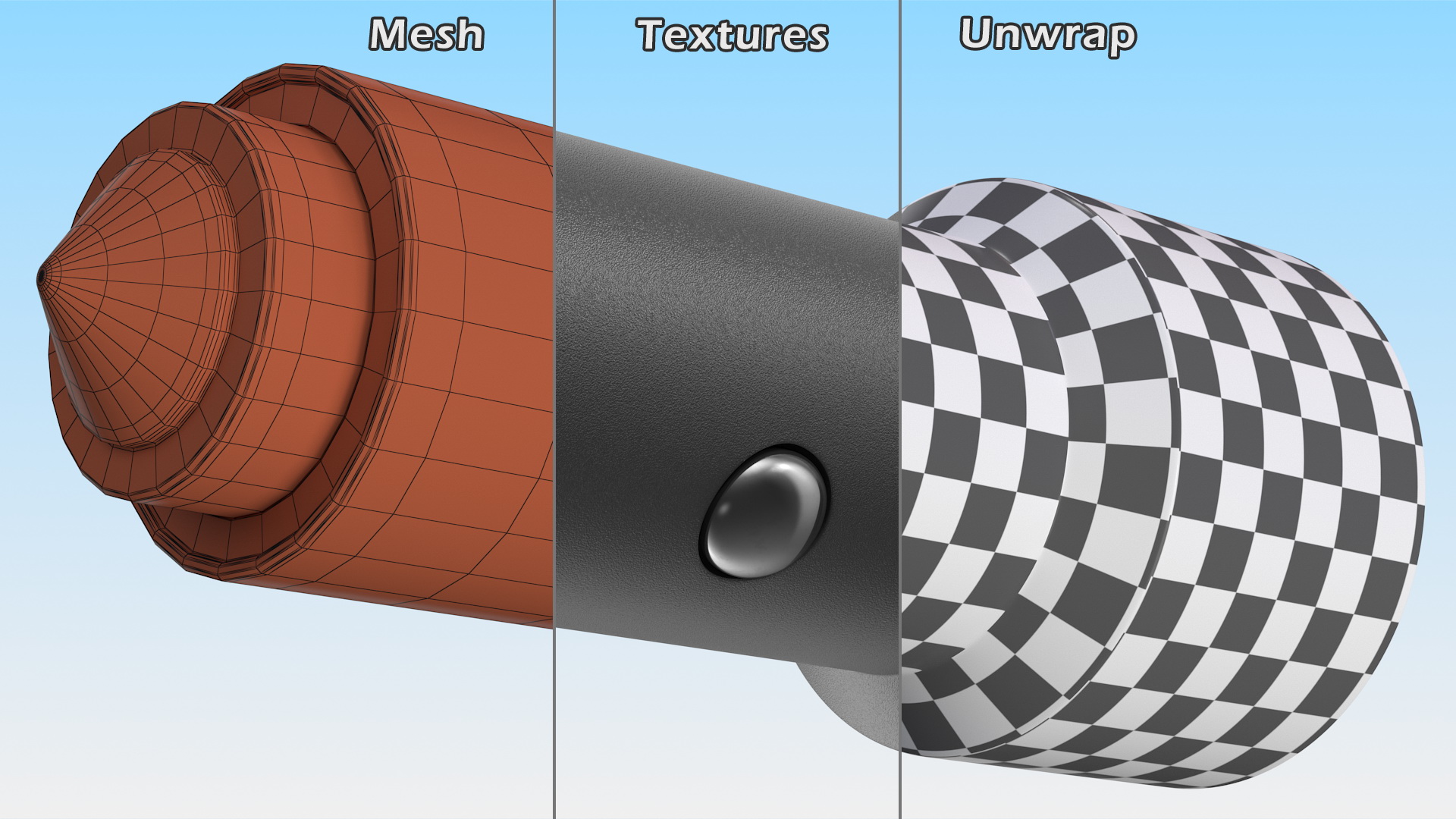 3D model mophie USB Type A and C Car Charger