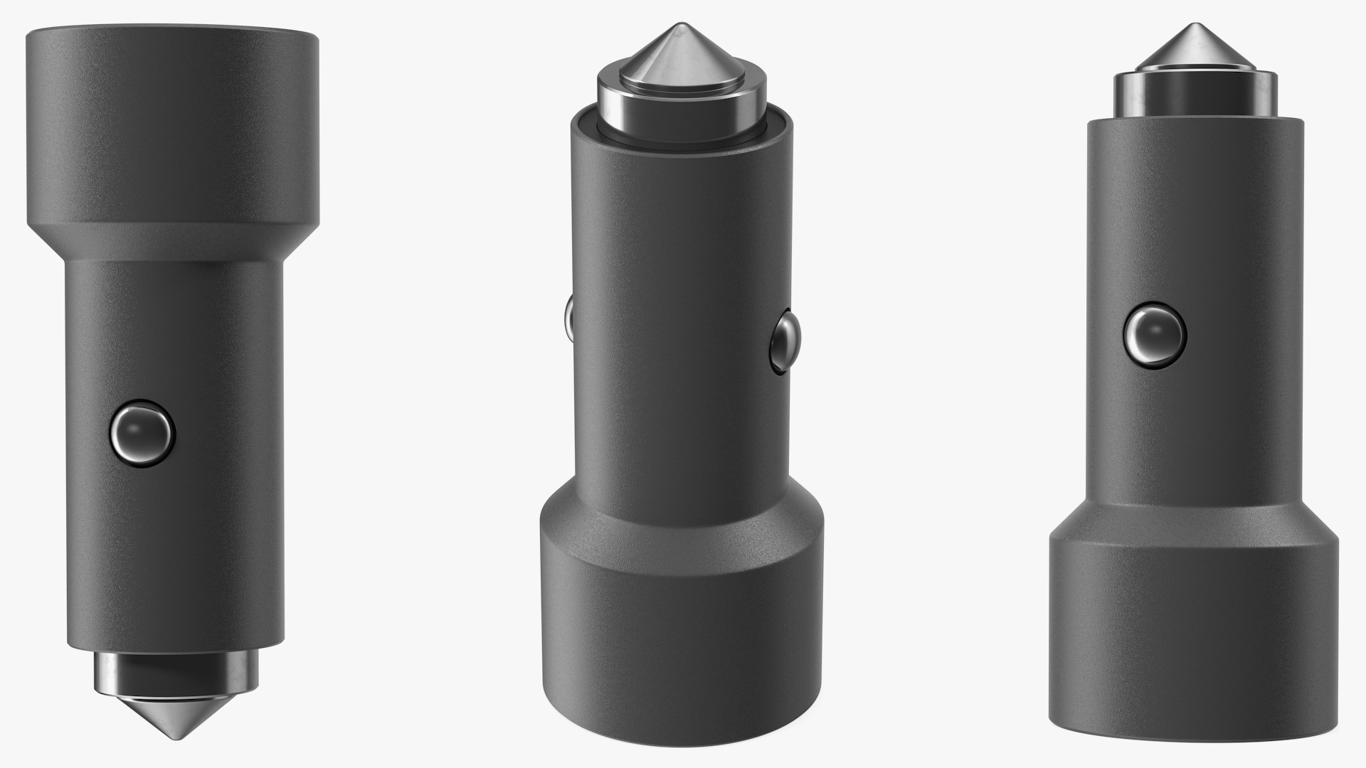 3D model mophie USB Type A and C Car Charger