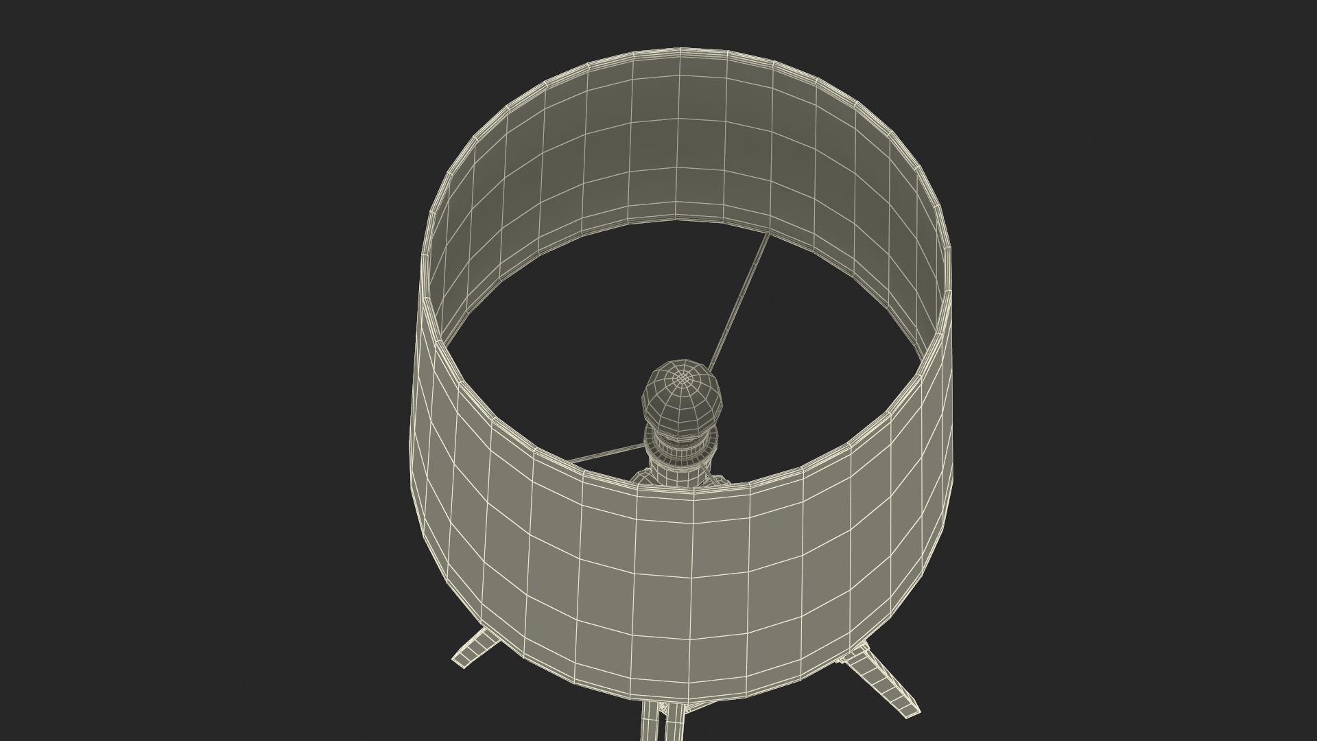 3D Floor Lamp Loft Style