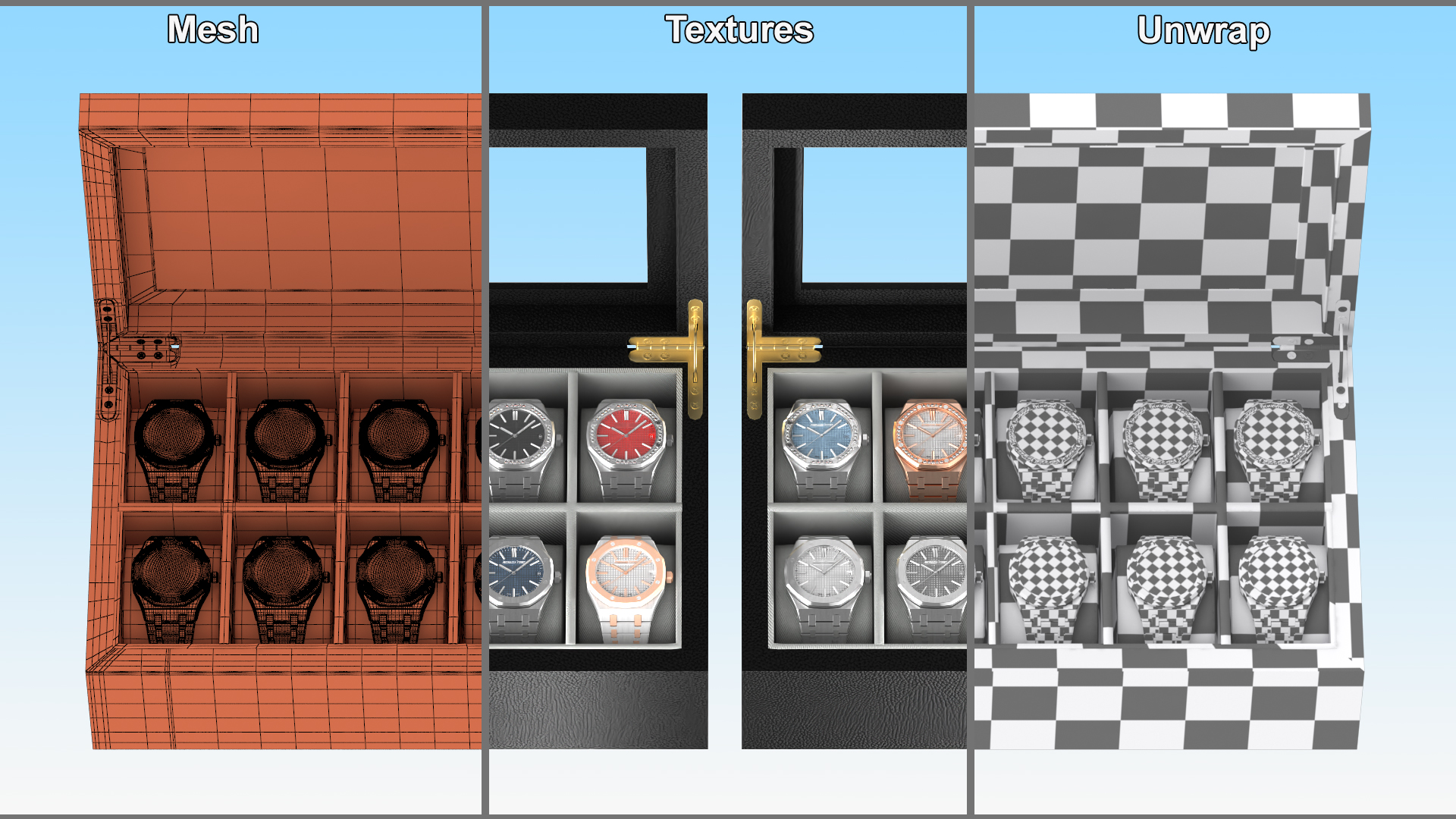 Watch Display Box Audemars Piguet Royal Oak Set 3D