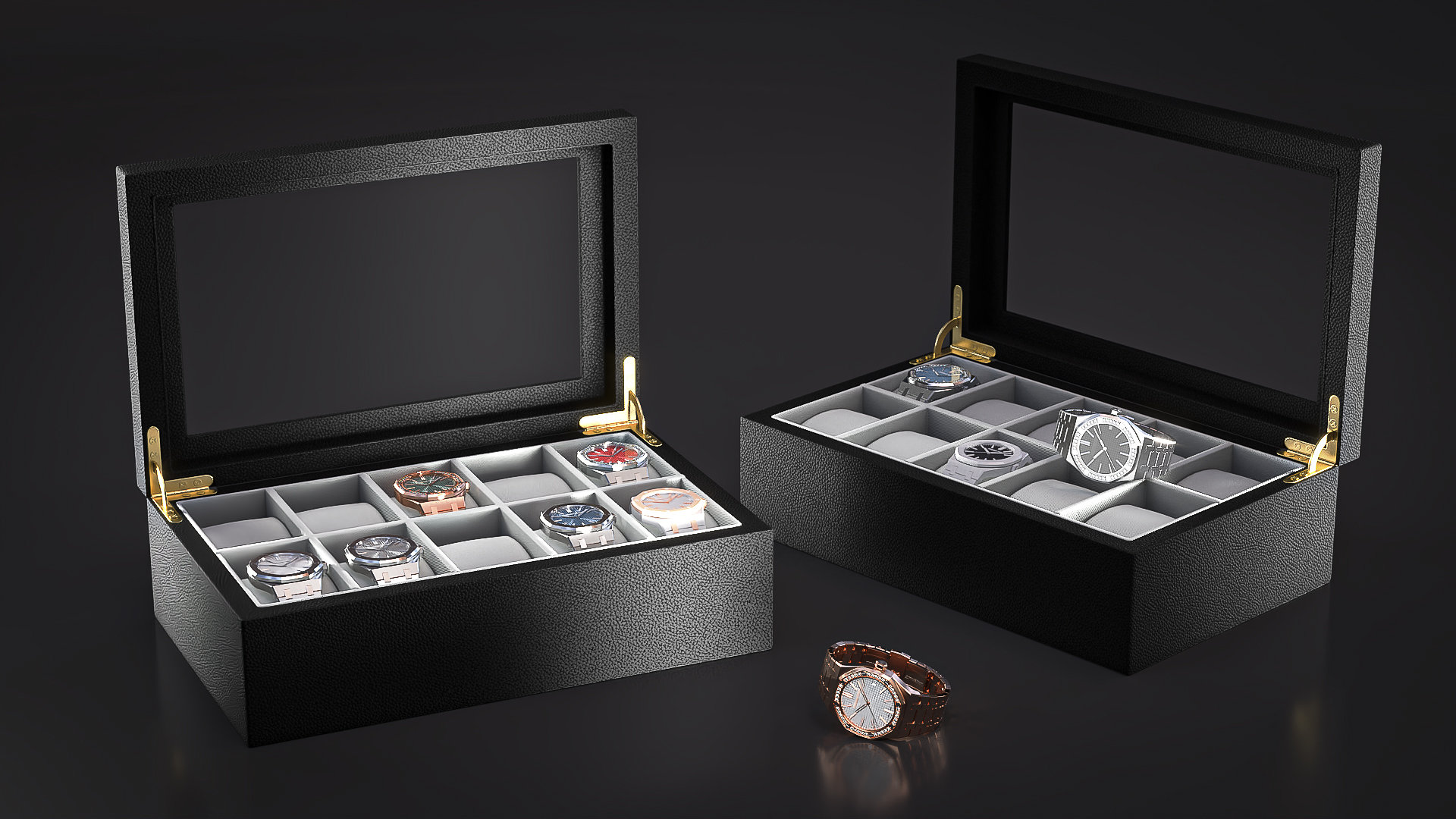 Watch Display Box Audemars Piguet Royal Oak Set 3D