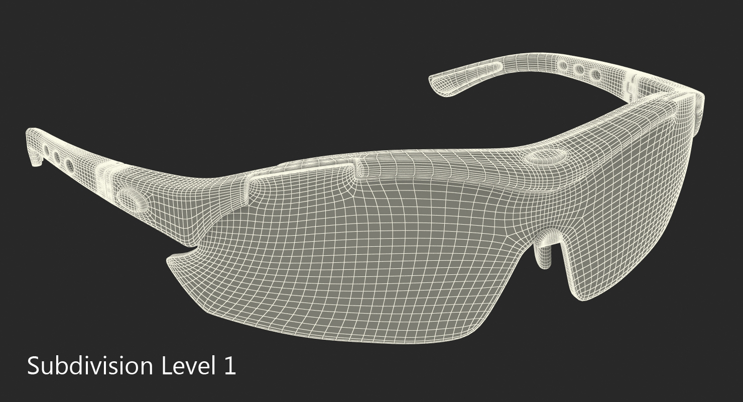 3D Sport Glasses model