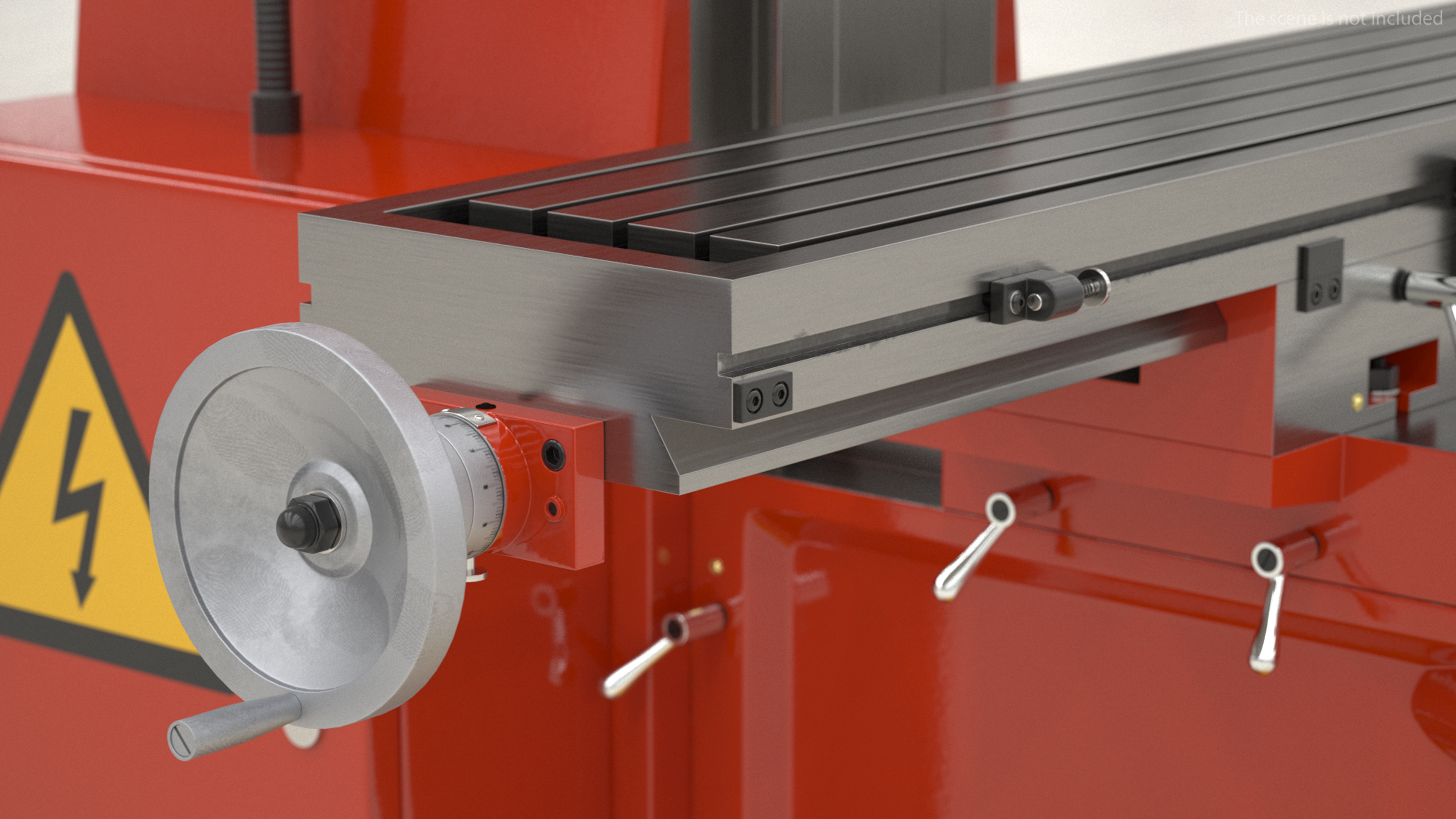 Milling Machine Red 3D model