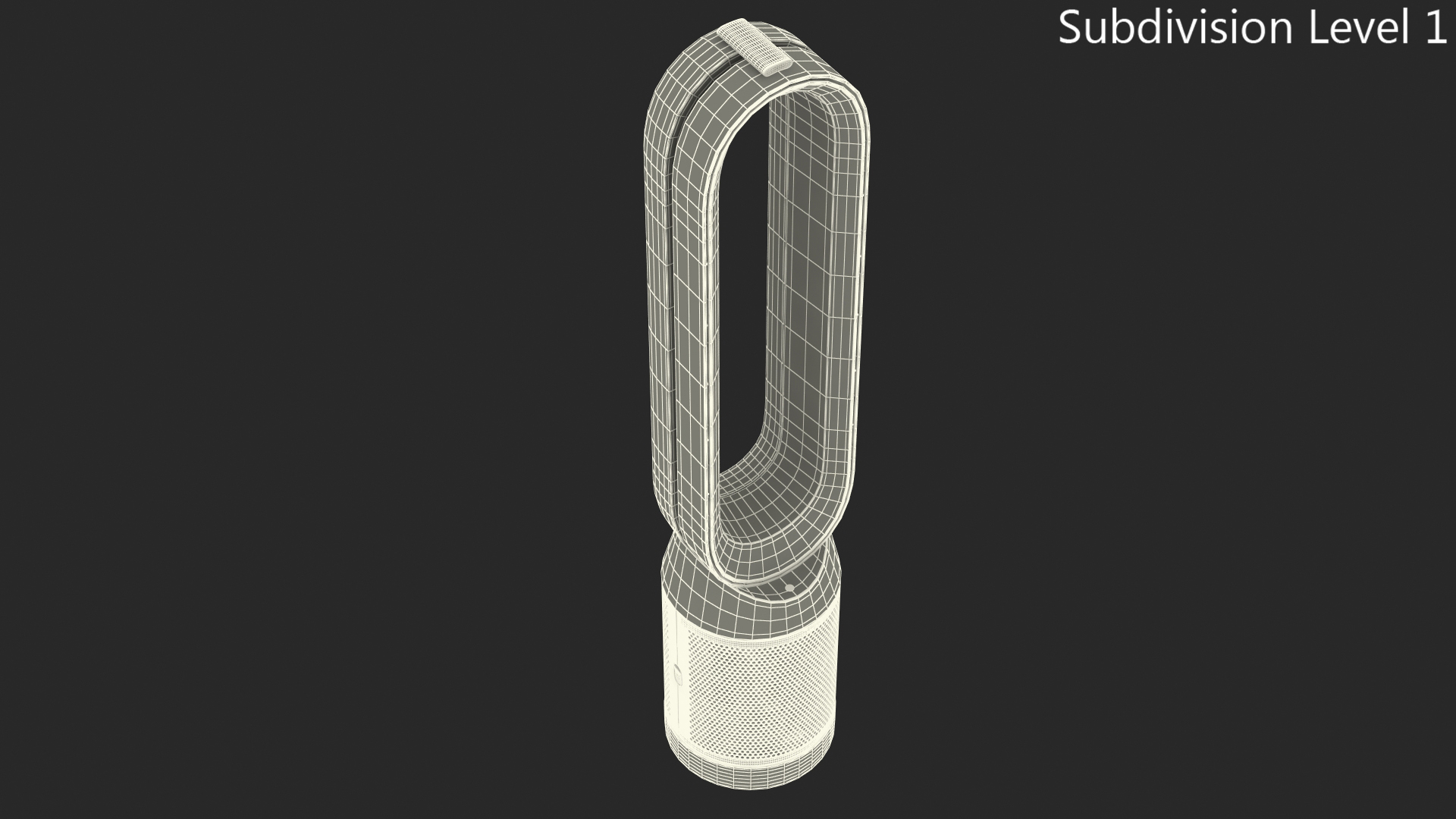 3D model Dyson Pure Cool TP04 Purifying Fan White