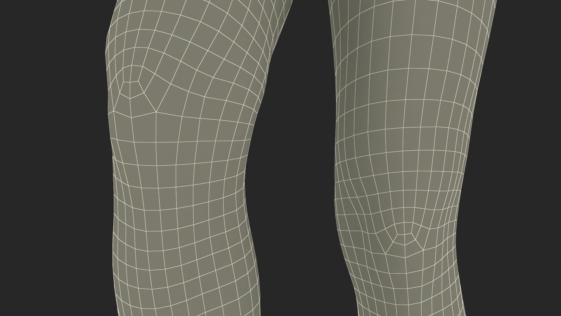 3D model Female Legs in Flip-Flops