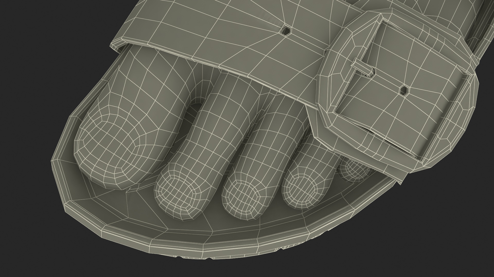 3D model Female Legs in Flip-Flops