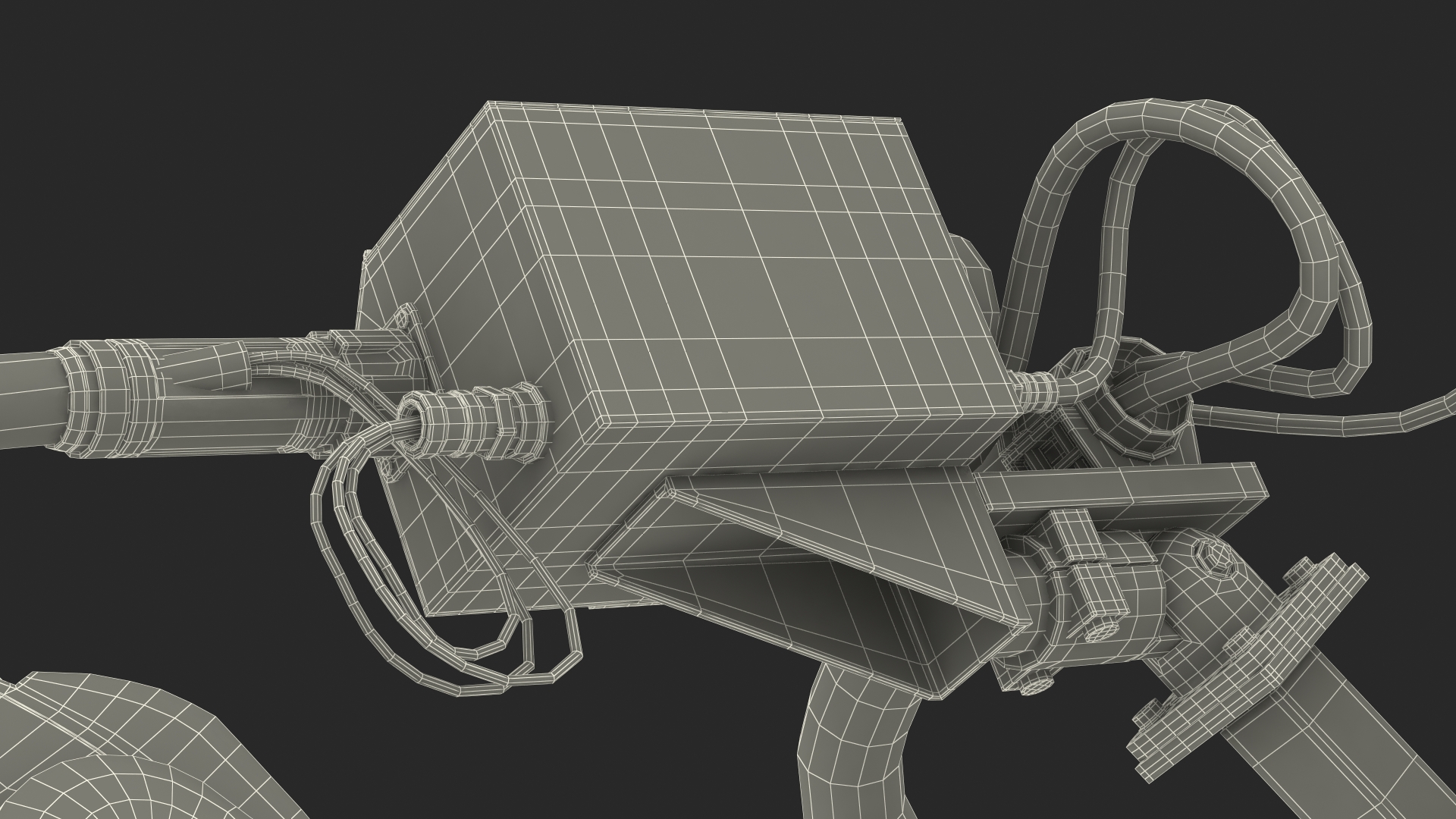 Industrial Robot with Arc Welding Kit Rigged 3D model