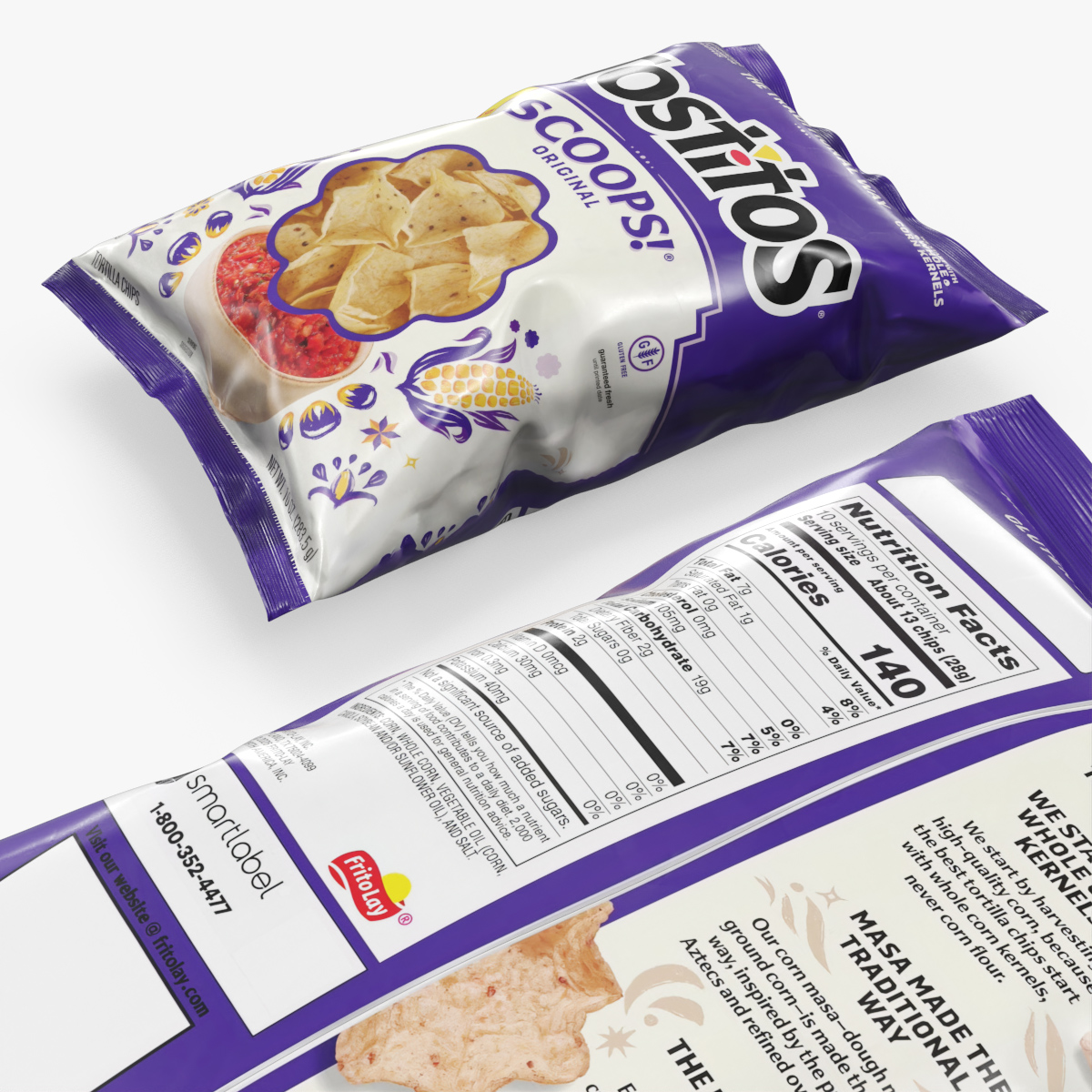 Tostitos Scoops Original Tortilla Chips Bag
