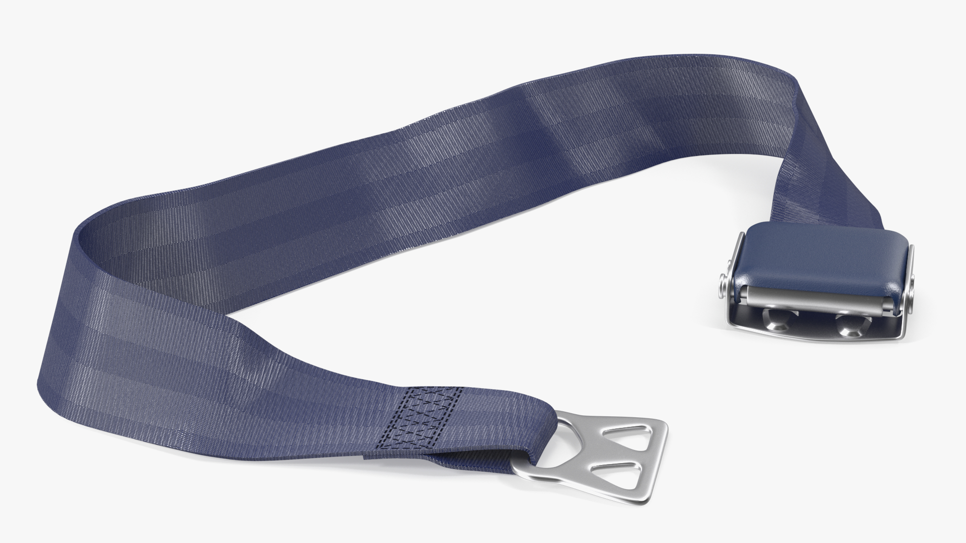 3D Adjustable Type B Airplane Seat Belt Blue