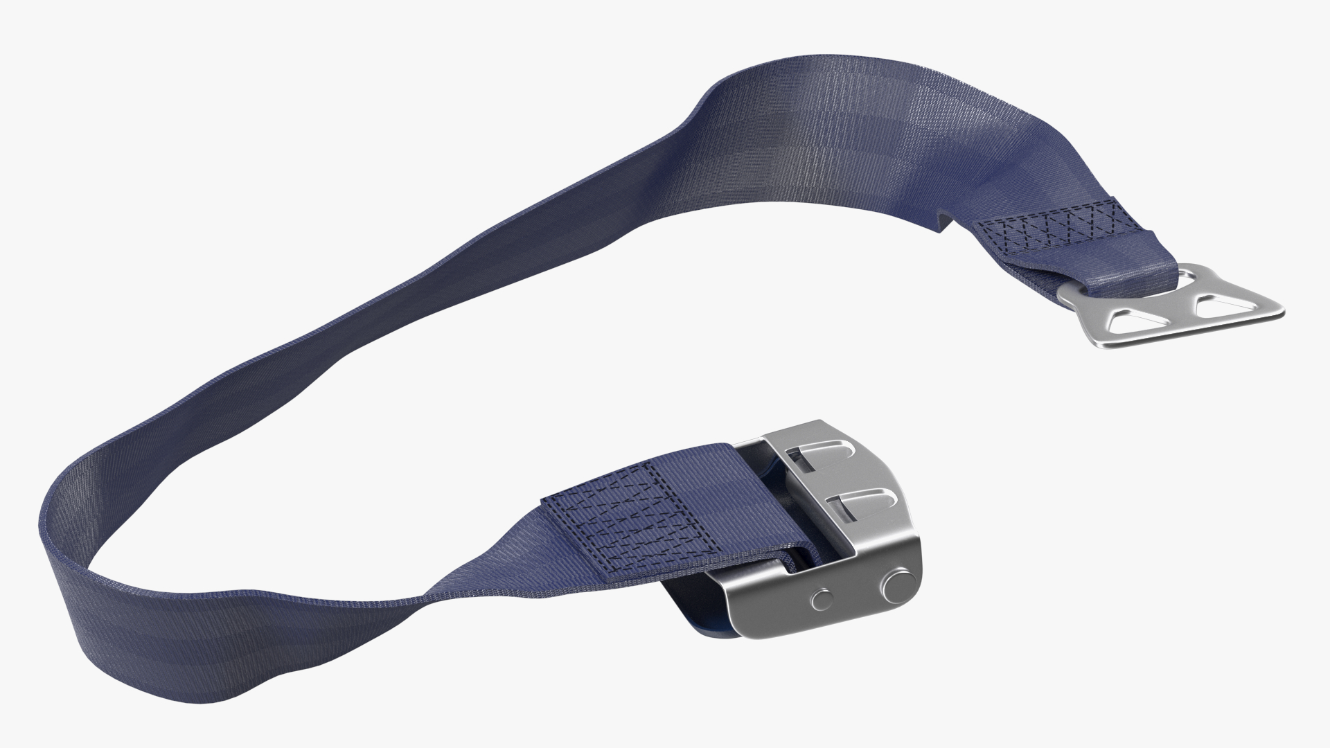 3D Adjustable Type B Airplane Seat Belt Blue