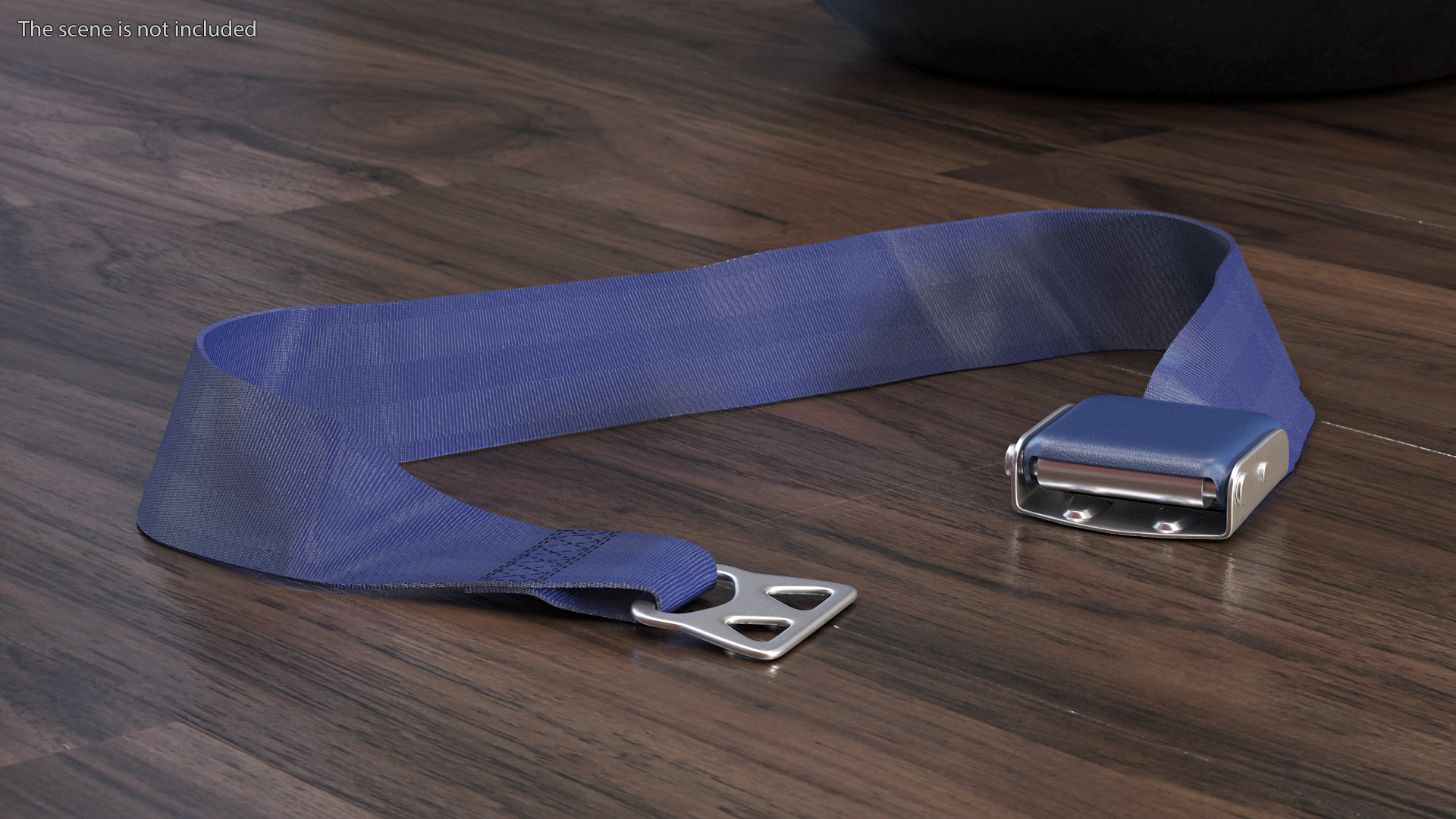 3D Adjustable Type B Airplane Seat Belt Blue