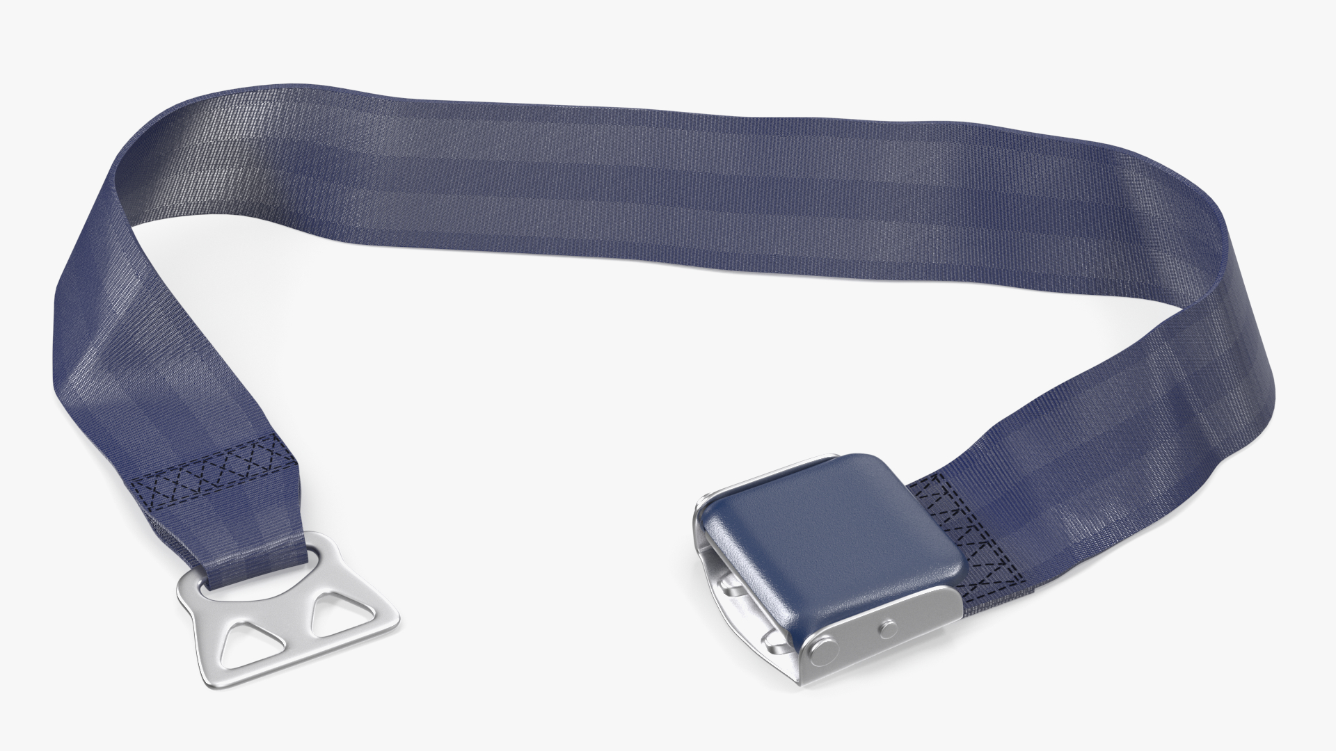 3D Adjustable Type B Airplane Seat Belt Blue