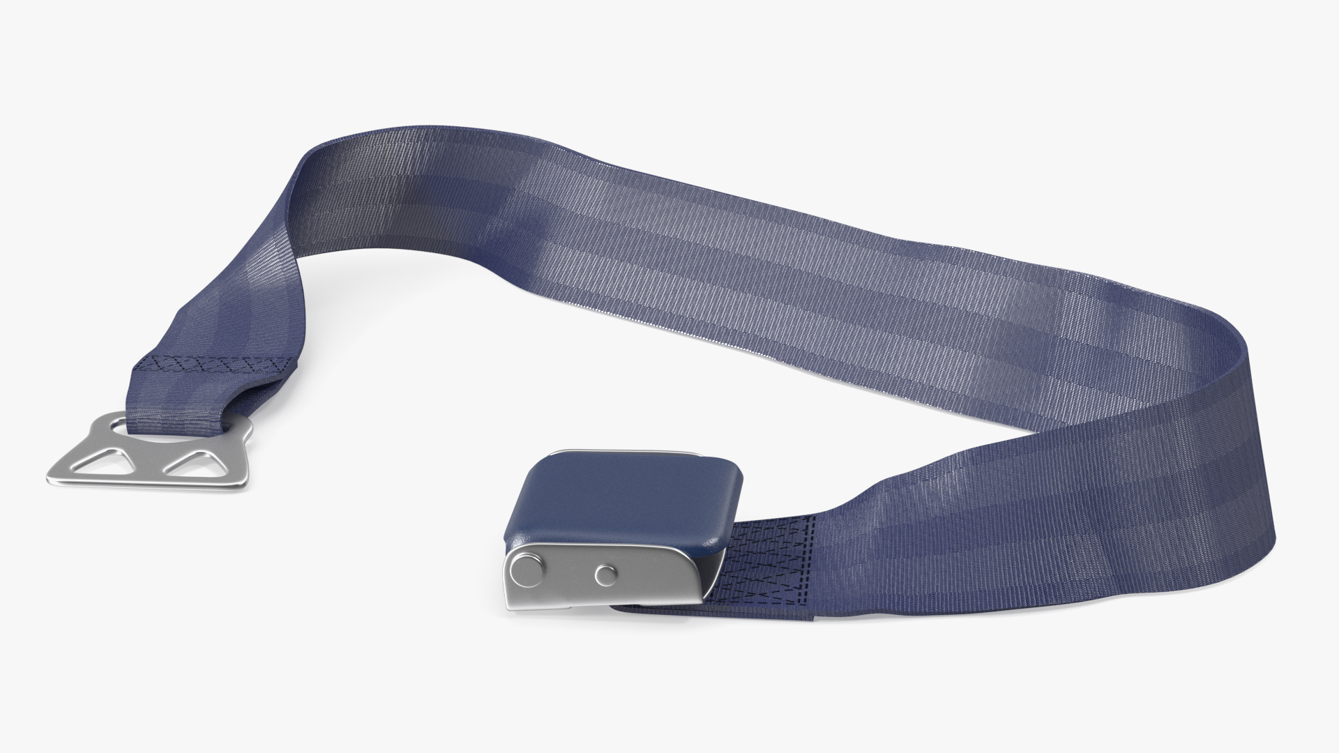 3D Adjustable Type B Airplane Seat Belt Blue