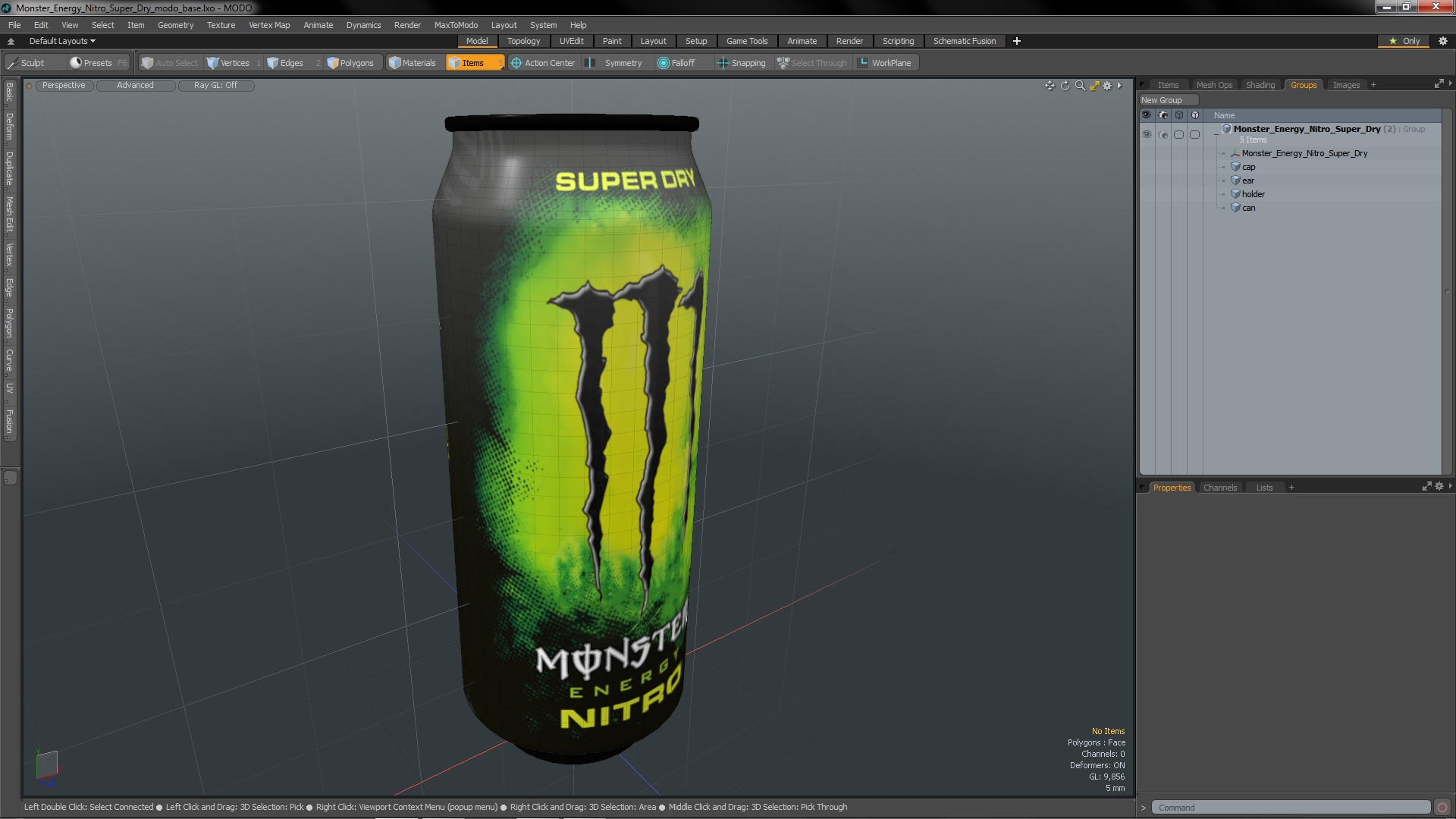 3D model Monster Energy Nitro Super Dry