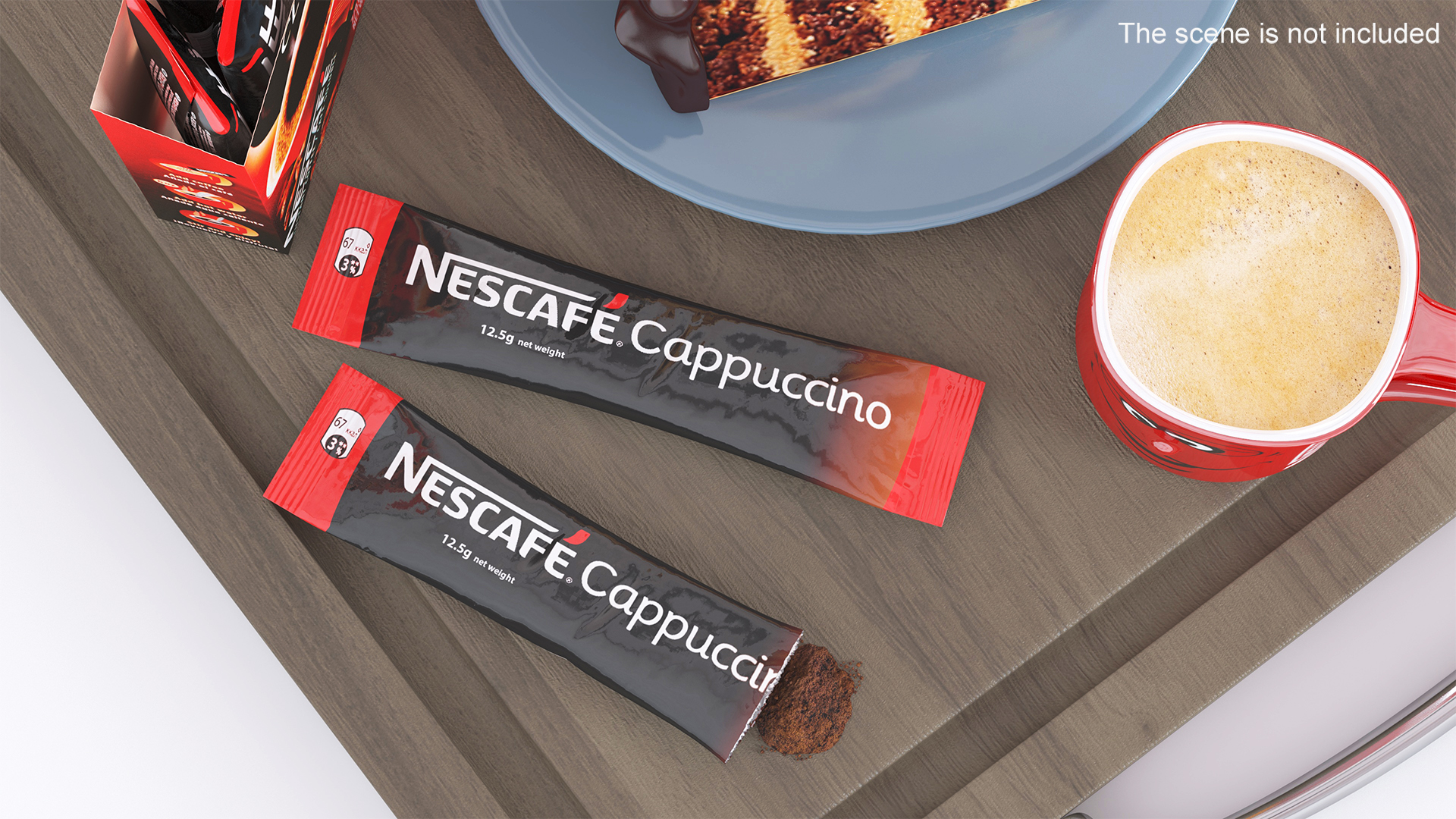 Nescafe Cappuccino Stick 3D model