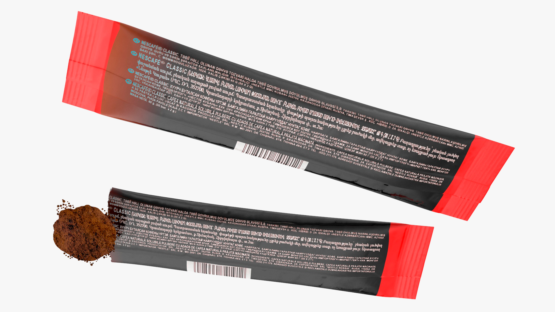 Nescafe Cappuccino Stick 3D model