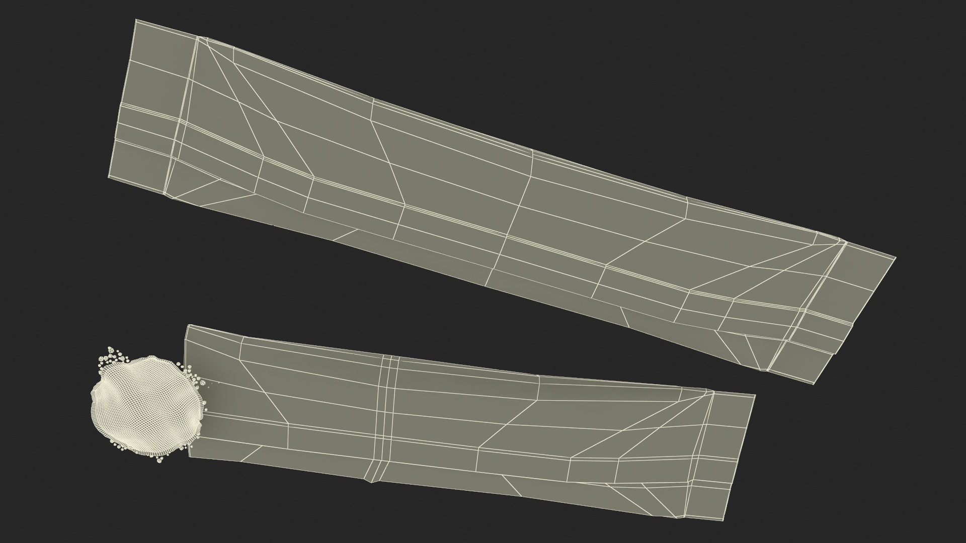 Nescafe Cappuccino Stick 3D model