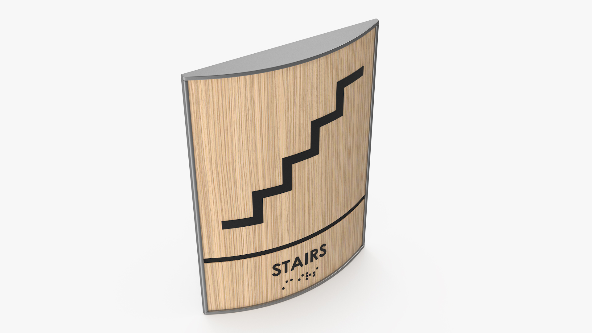 Stairs Braille Sign 3D model