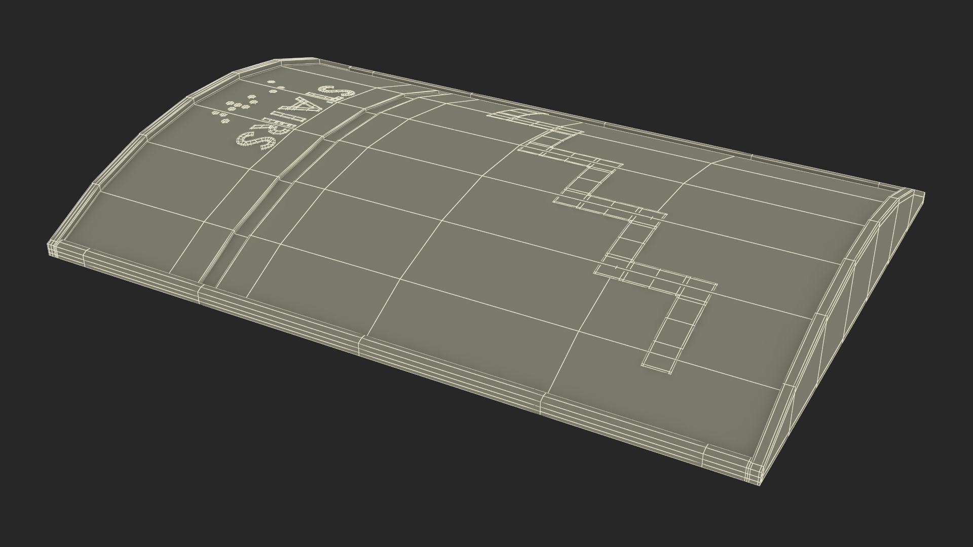 Stairs Braille Sign 3D model