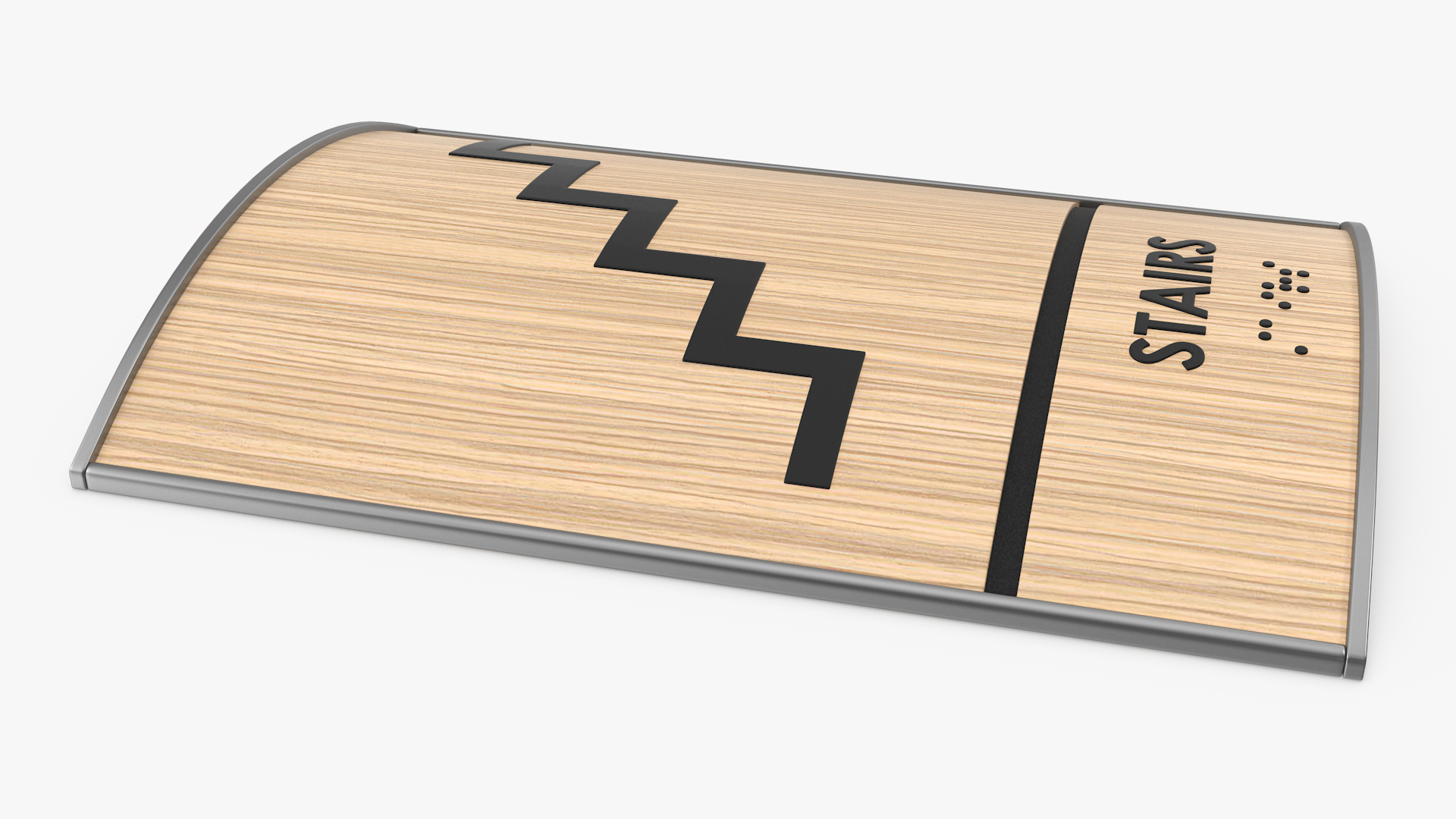 Stairs Braille Sign 3D model