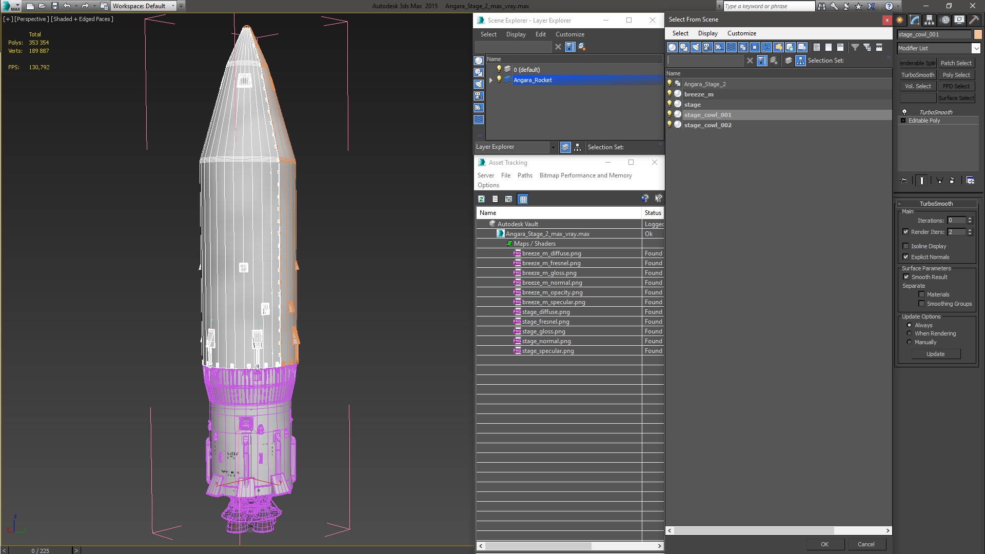 Angara Stage 2 3D model