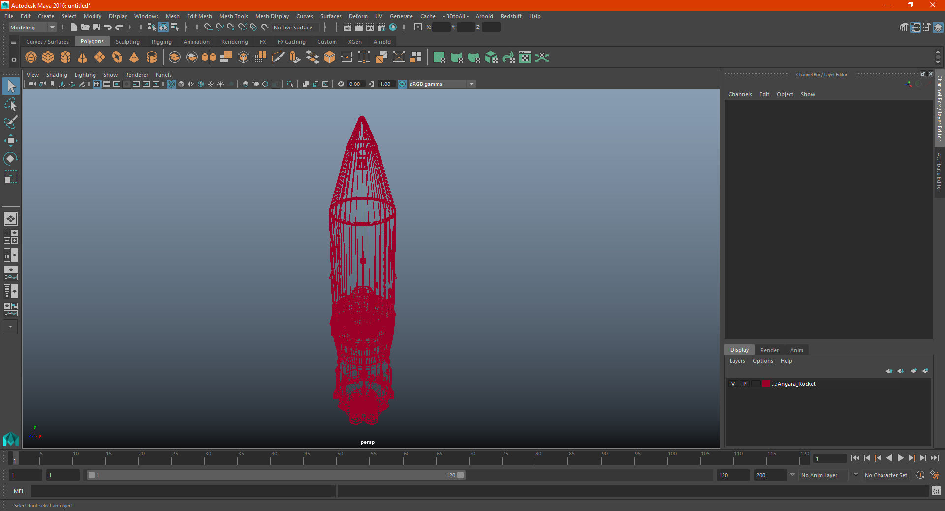 Angara Stage 2 3D model