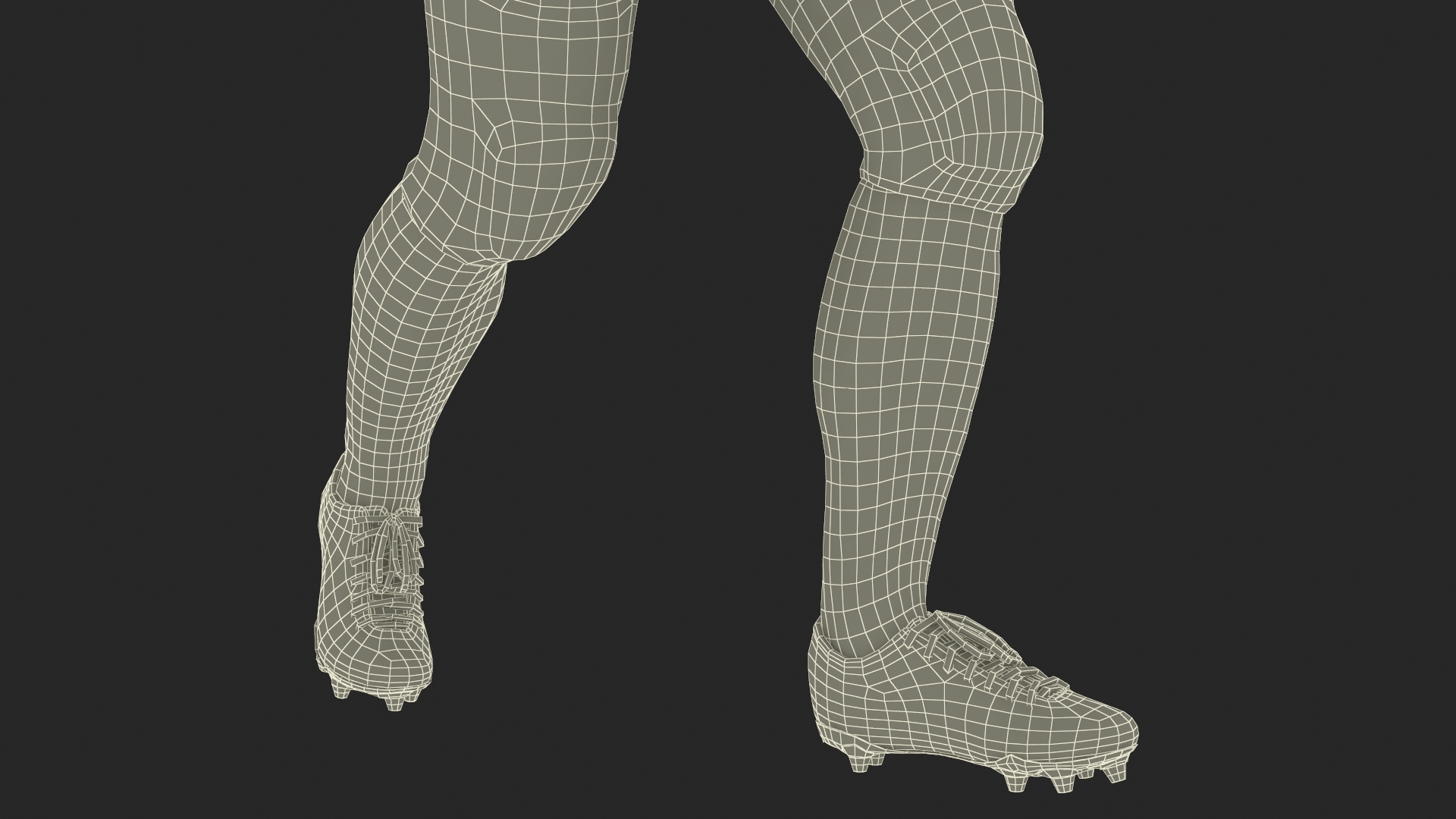3D model Rugby Player and Training Ball