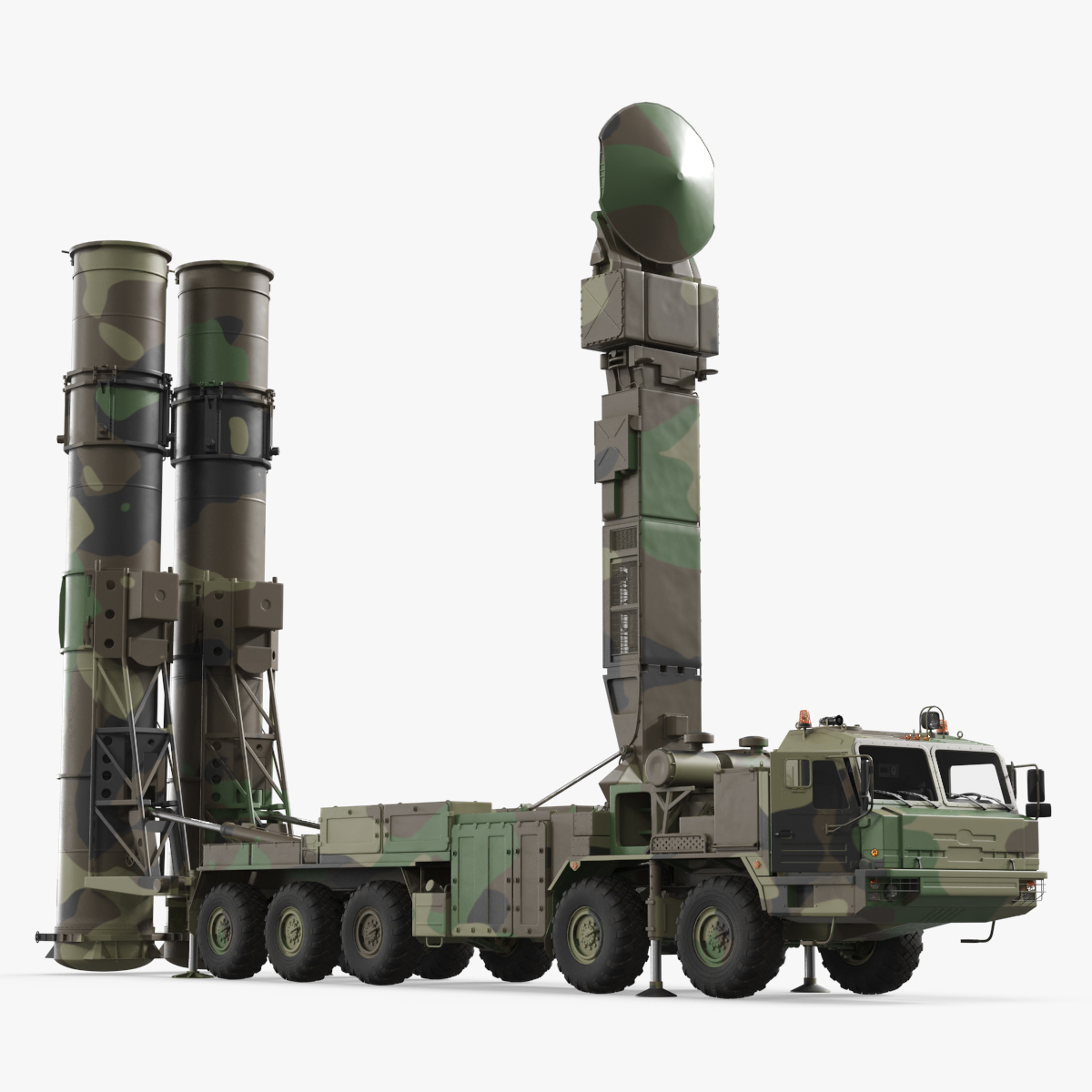 Strategic Long Range Air Defense Transporter - Rigged