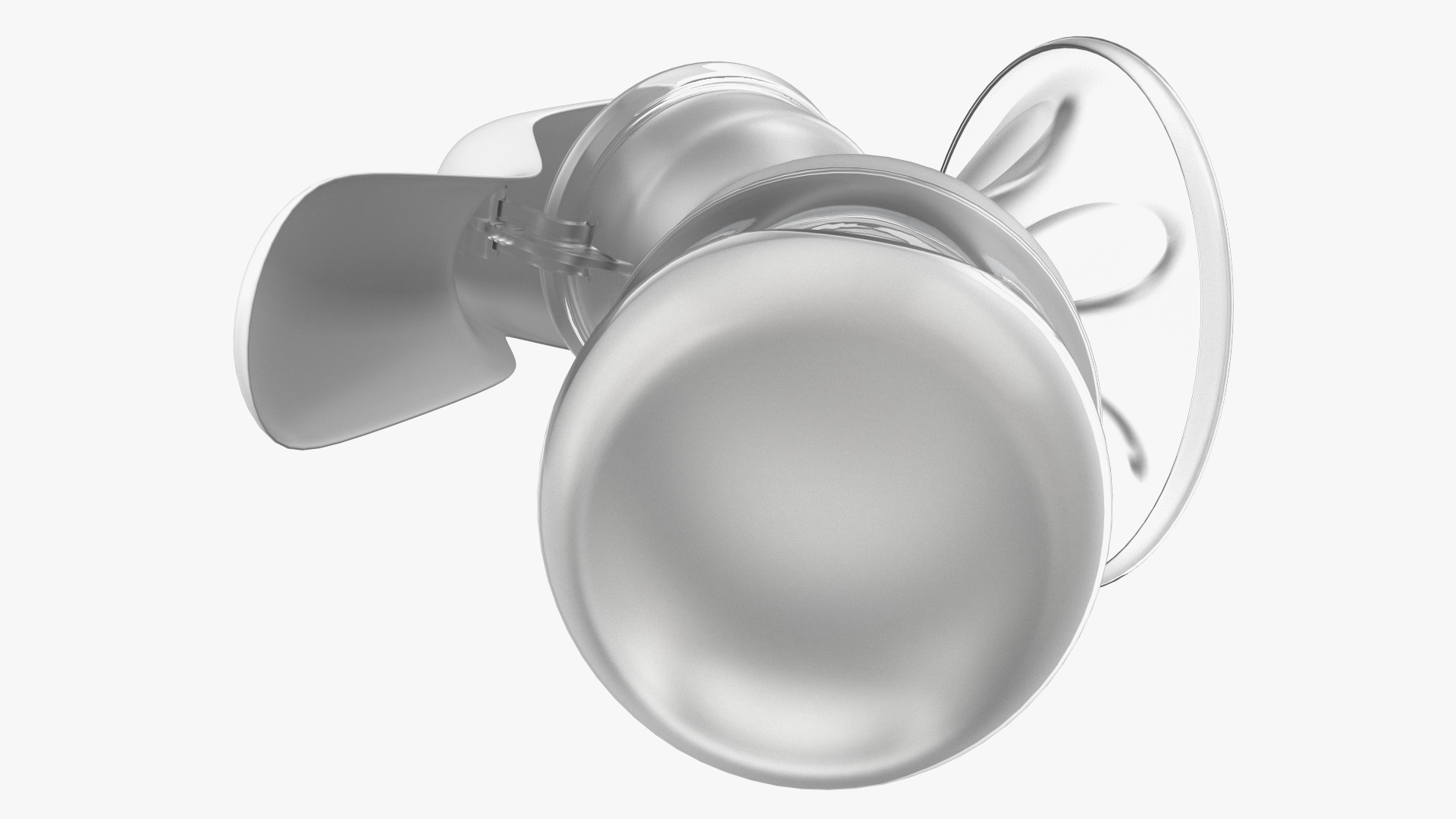 3D Manual Breast Pump with Milk model