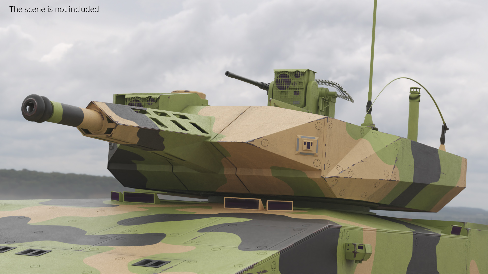 US Army XM30 Turret Weapon System Camouflage - view 2