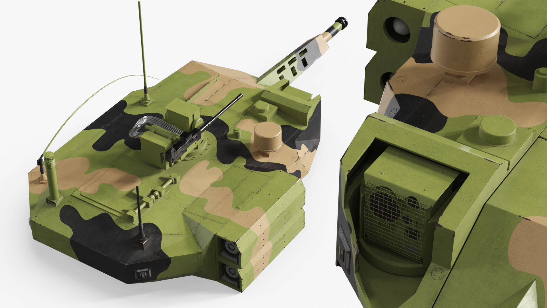 US Army XM30 Turret Weapon System Camouflage - view 3