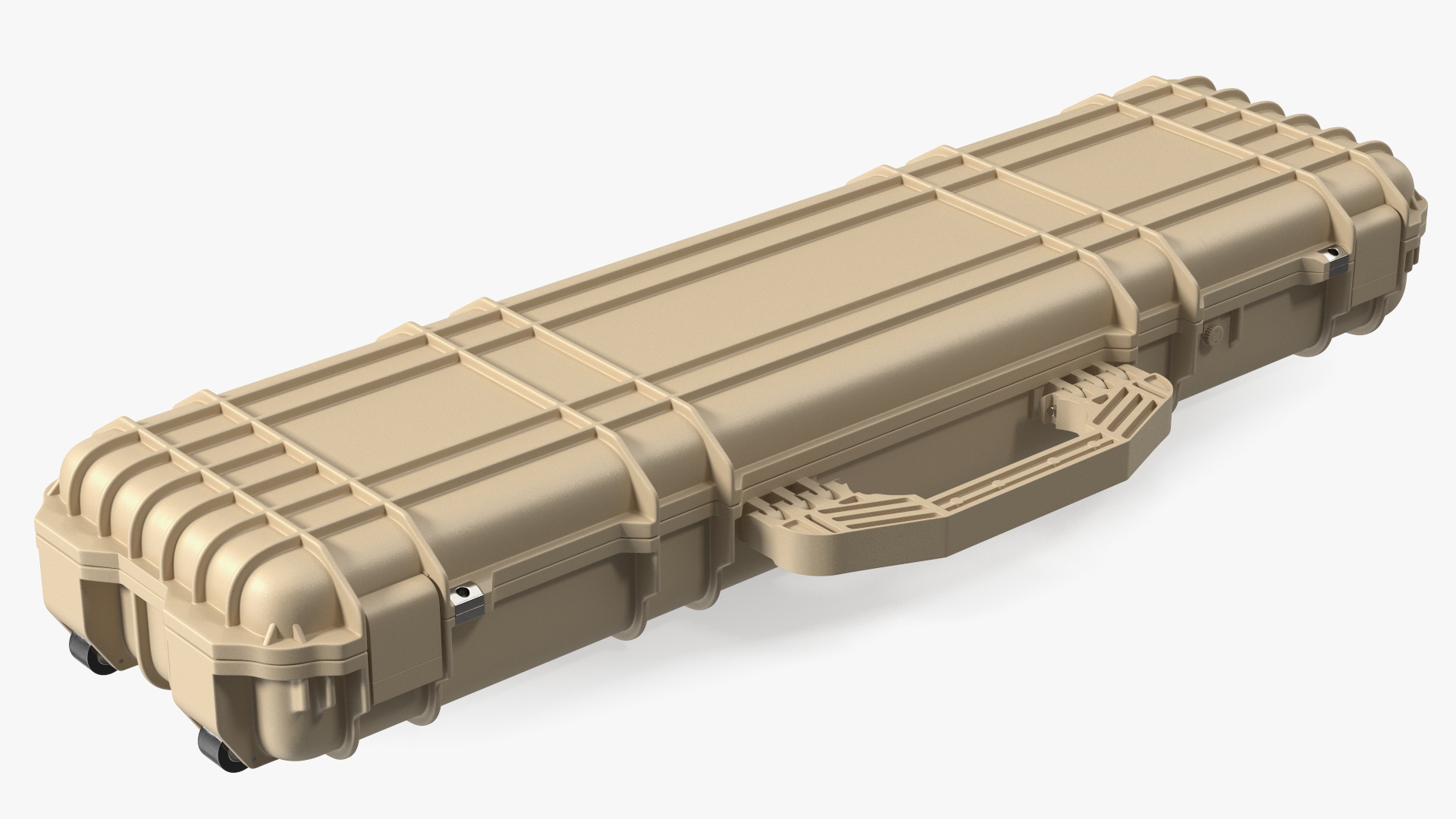 Waterproof Rifle Case Sand Color 3D